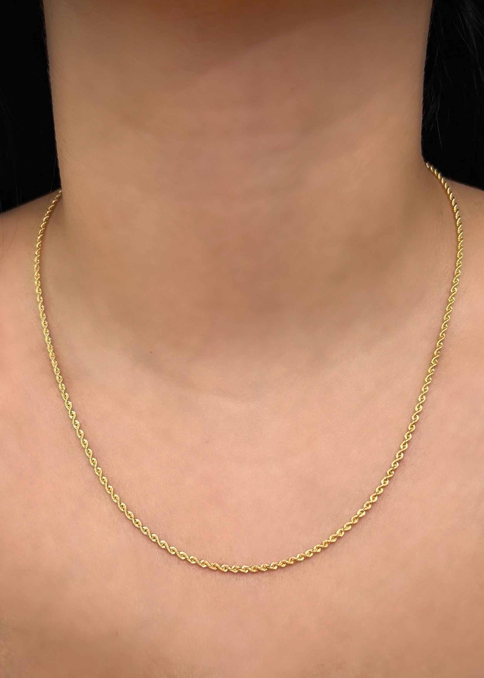 Cadena Lazo 1.9gr / Largo 45cm / Oro Amarillo italy +2 M