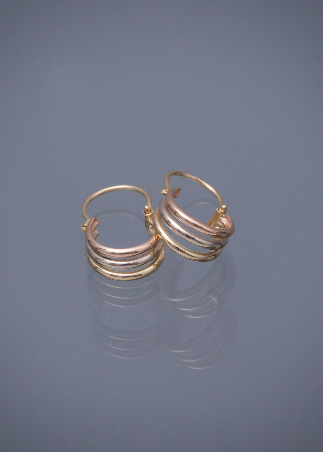 Candongas Lisas 0.85gr / 1.3cm / 5mm — Tres Oros