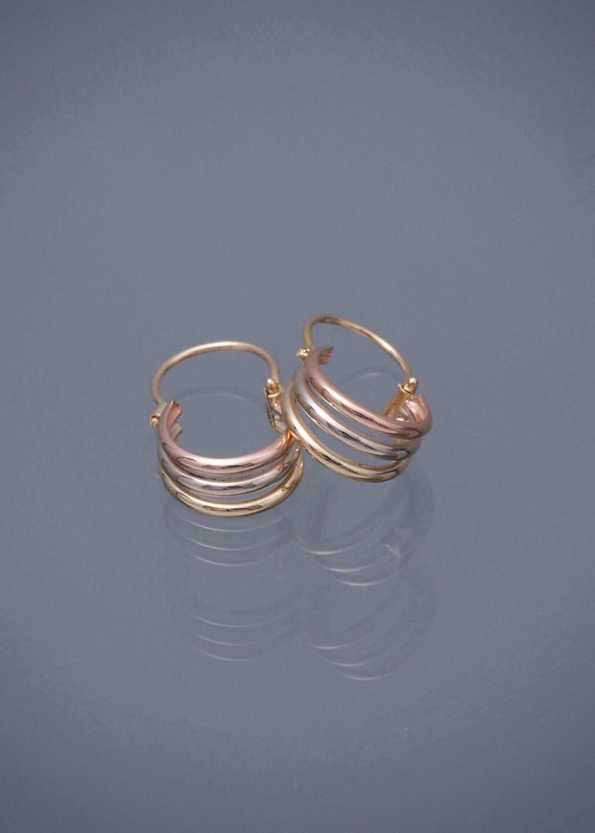 Candongas Lisas 0.8gr / 1.3cm / 5mm — Tres Oros