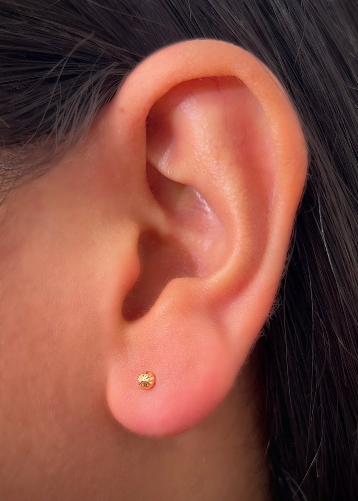 Topos Media Bola Diamantados 0.4gr / 0.3cm / 3mm — Oro Amarillo