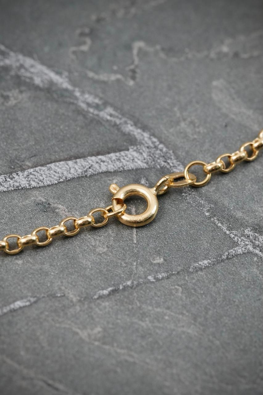 Cadena aro seguido 3.5gr / Largo 50cm — Oro Amarillo