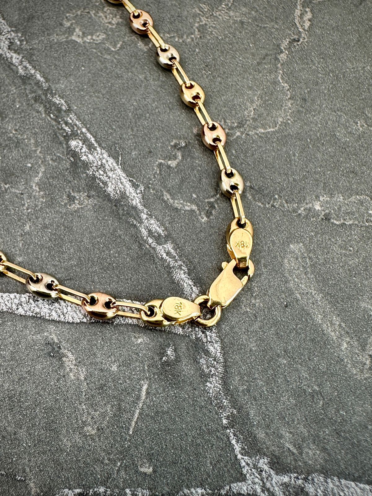 Cadena gc 5.4gr / Largo 47cm / Tres Oros (Joya) M