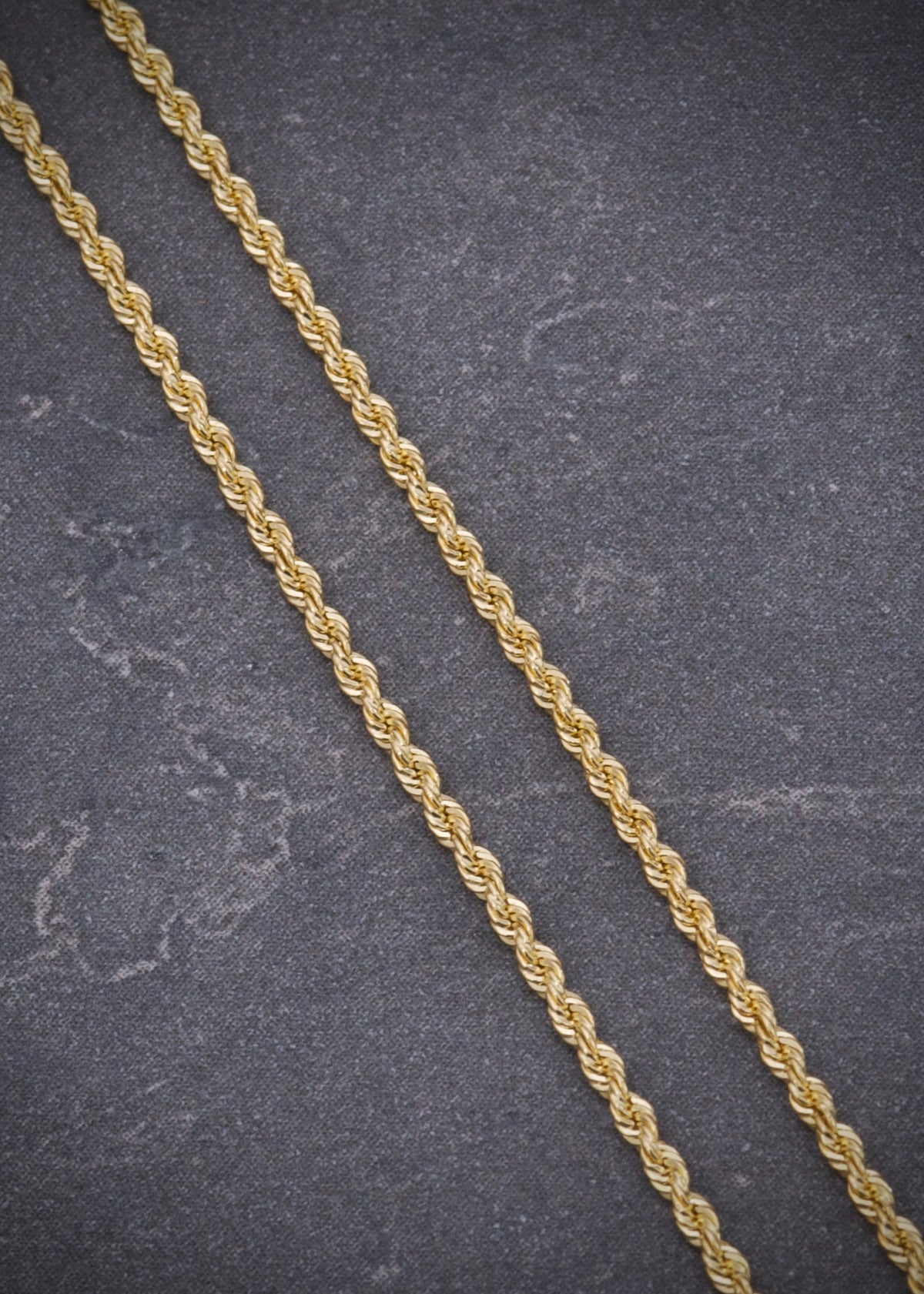 Cadena Lazo 1.55gr / 60cm / 1.4mm — Oro Amarillo