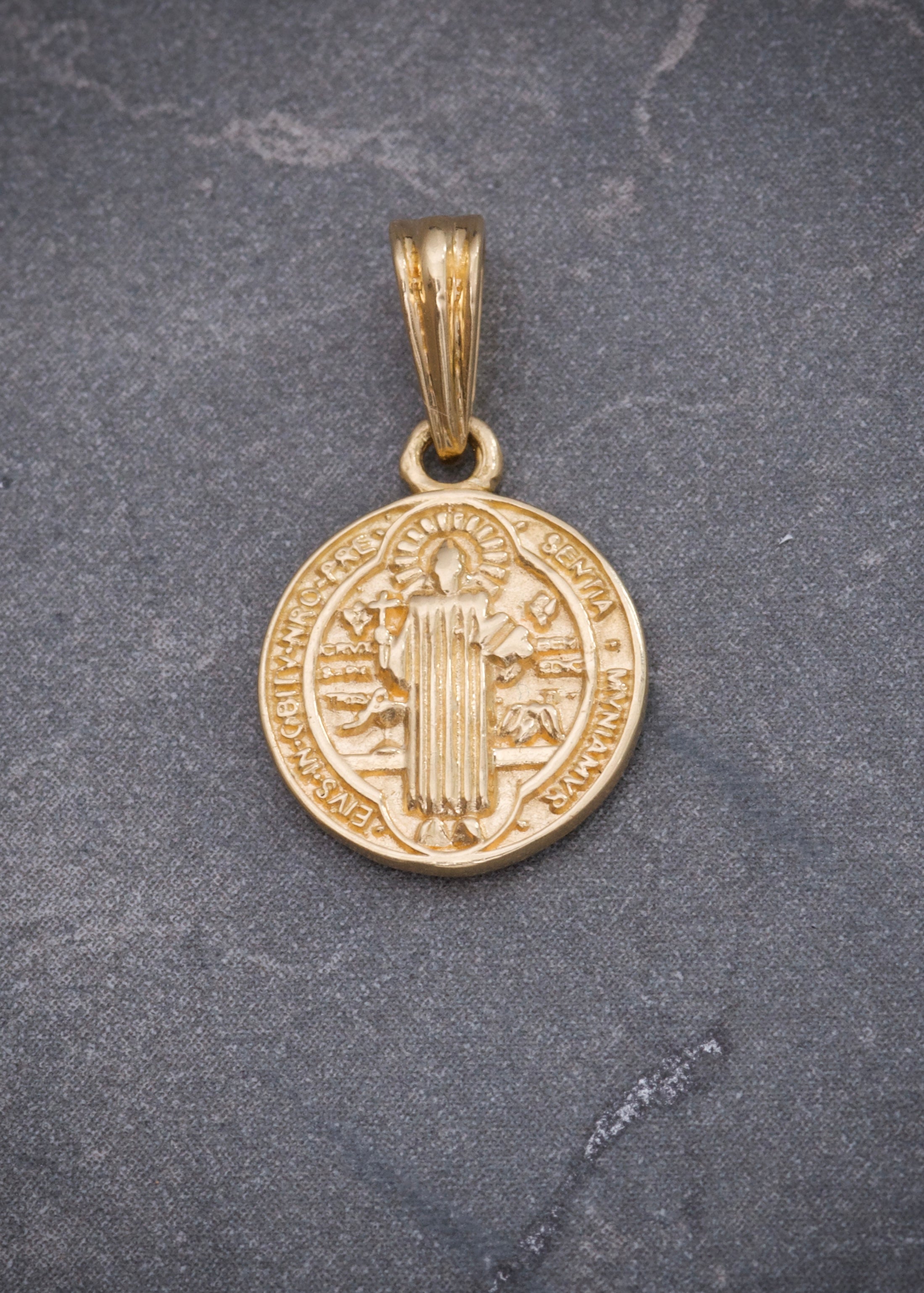 Dije san benito 1.65gr / Largo 1.9cm / Oro Amarillo Nac P