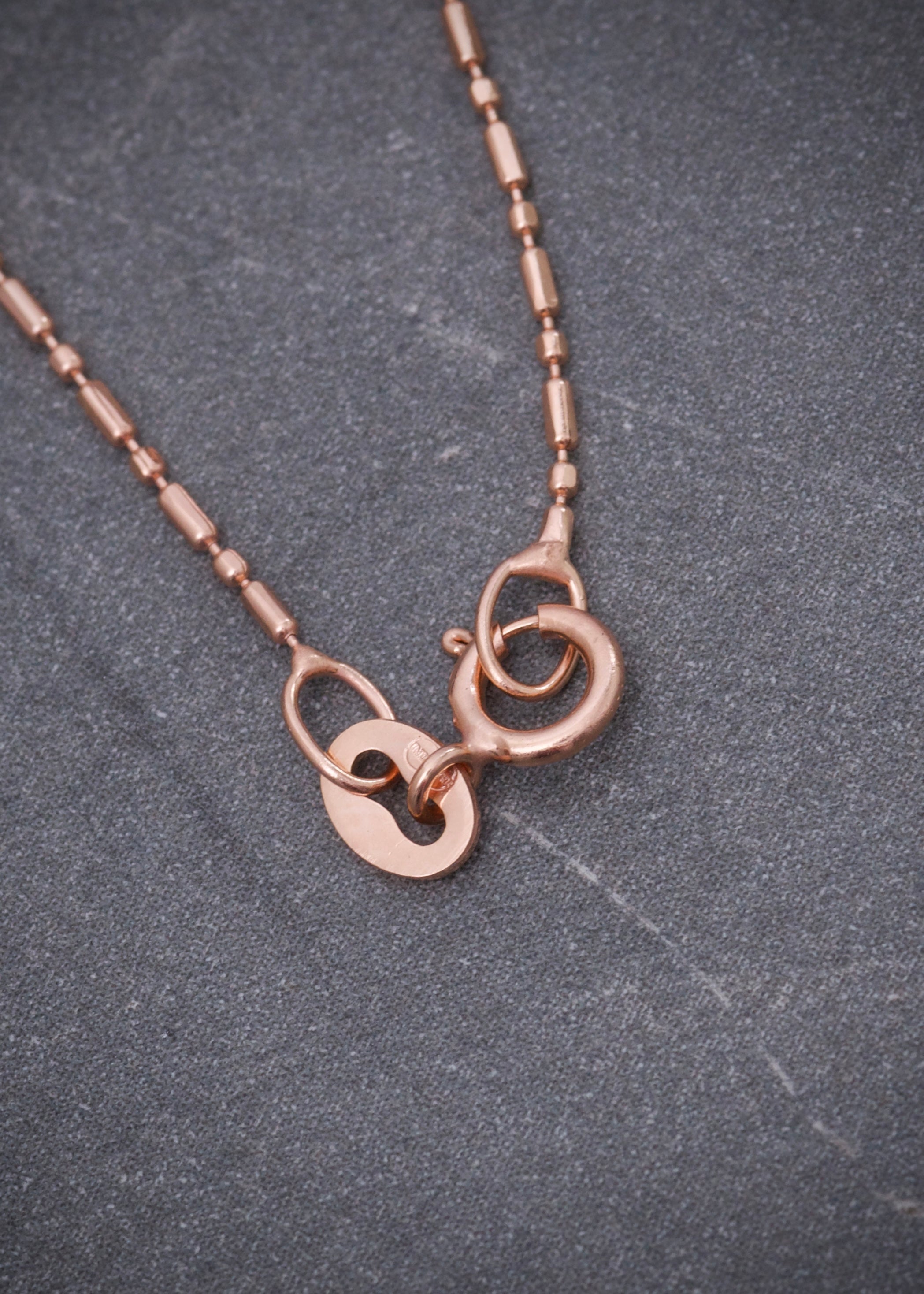 Cadena palito bolita 1.6gr / Largo 50cm / Oro Rosado italy +3 B