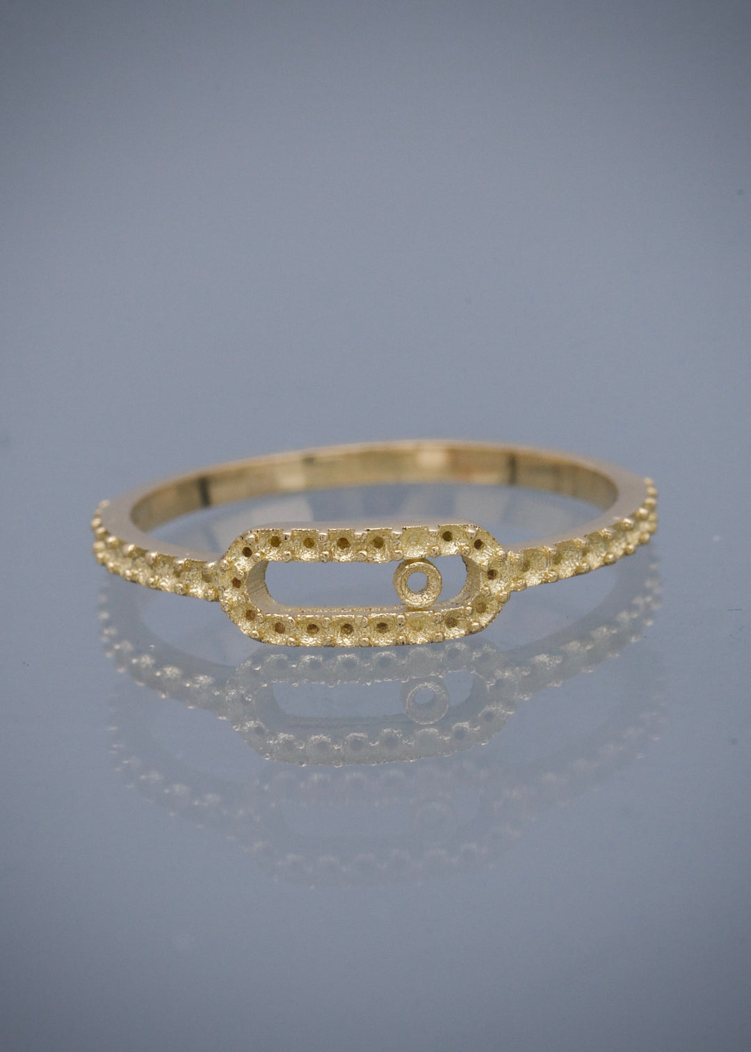 Anillo (montura) 1.4gr / Talla 6 1/2 — Oro Amarillo