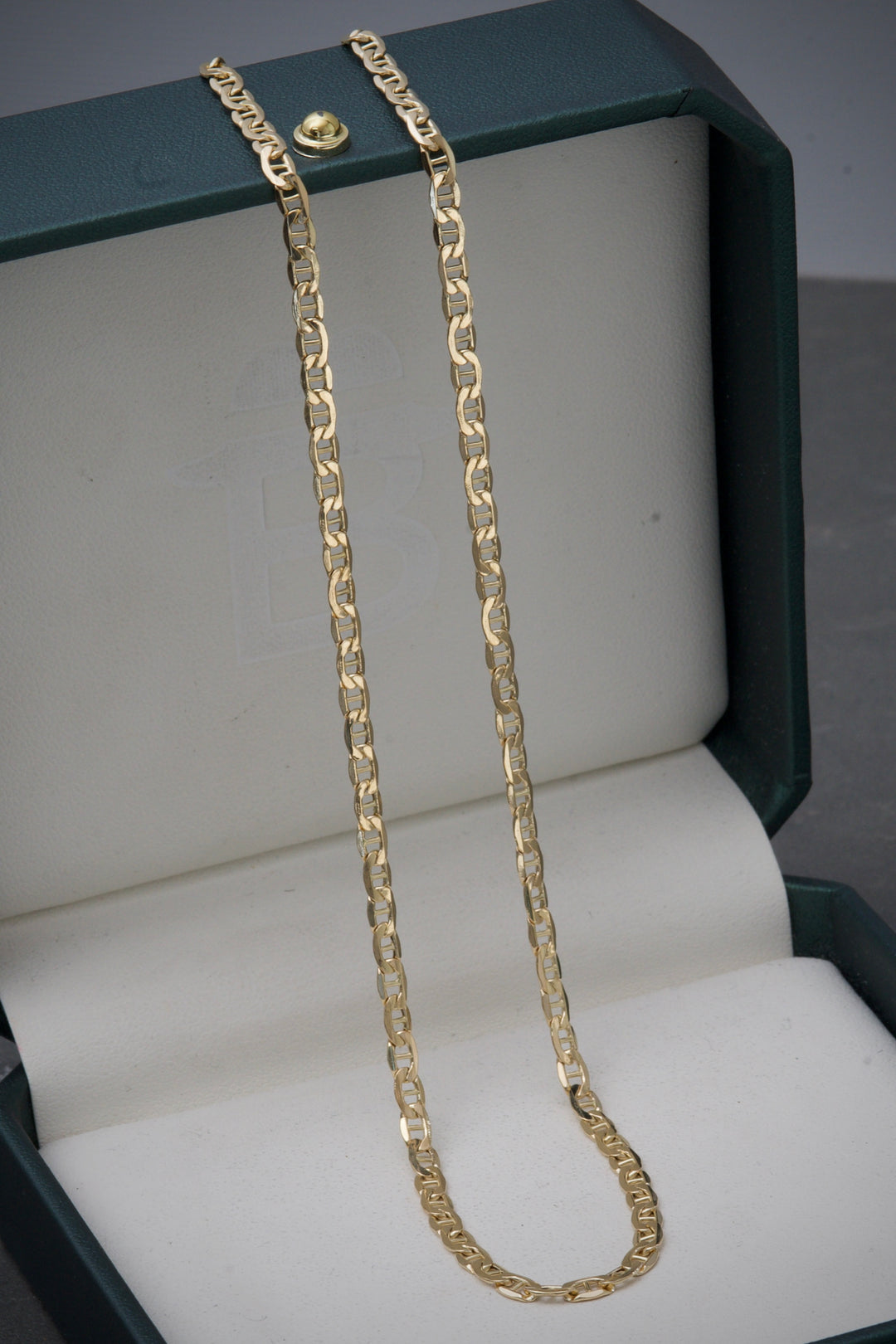 Cadena TEjido ESCAlera 6.5gr / Largo 60cm — Oro Amarillo