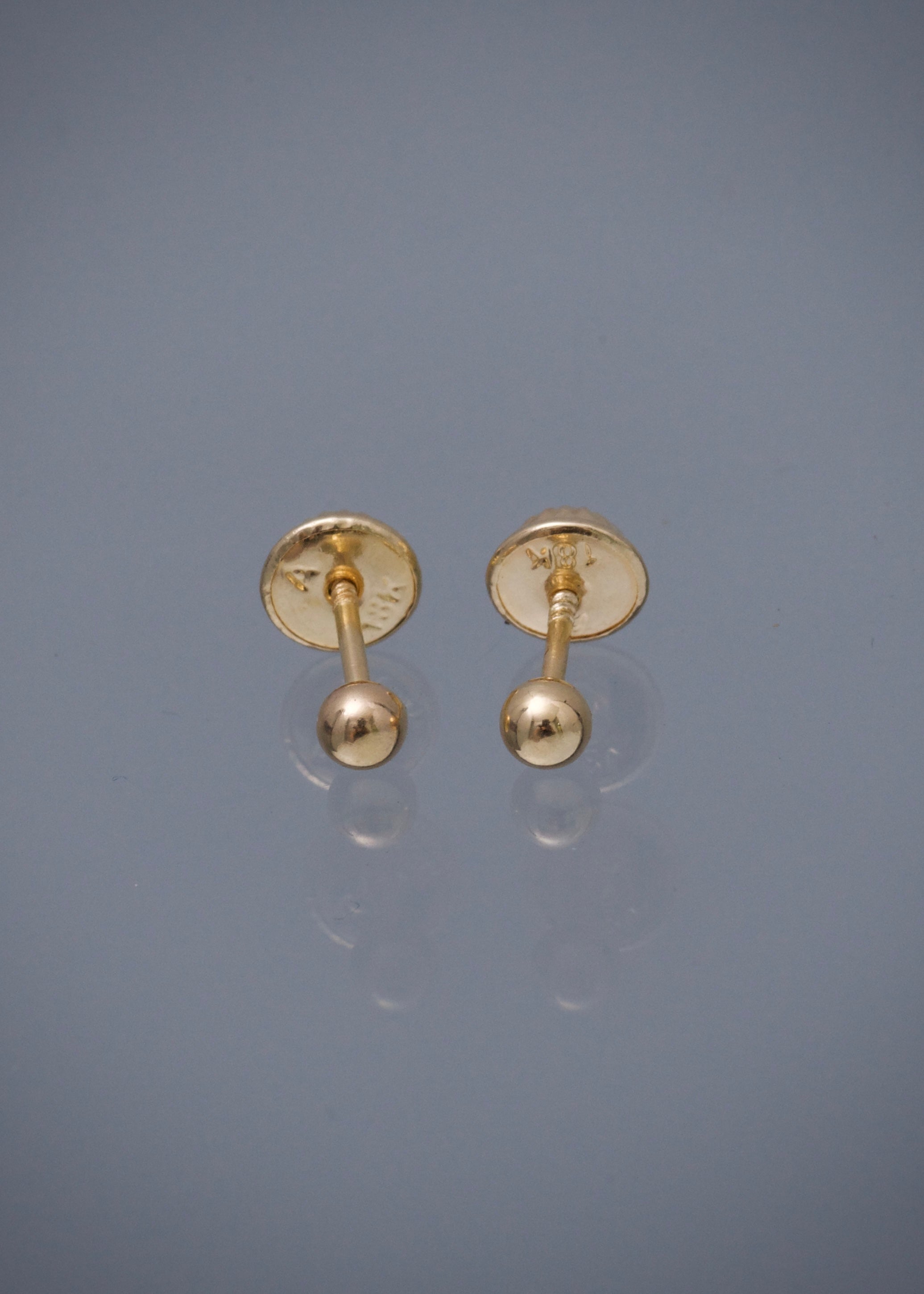 Topos bola lisa 3mm 0.4gr — Oro Amarillo