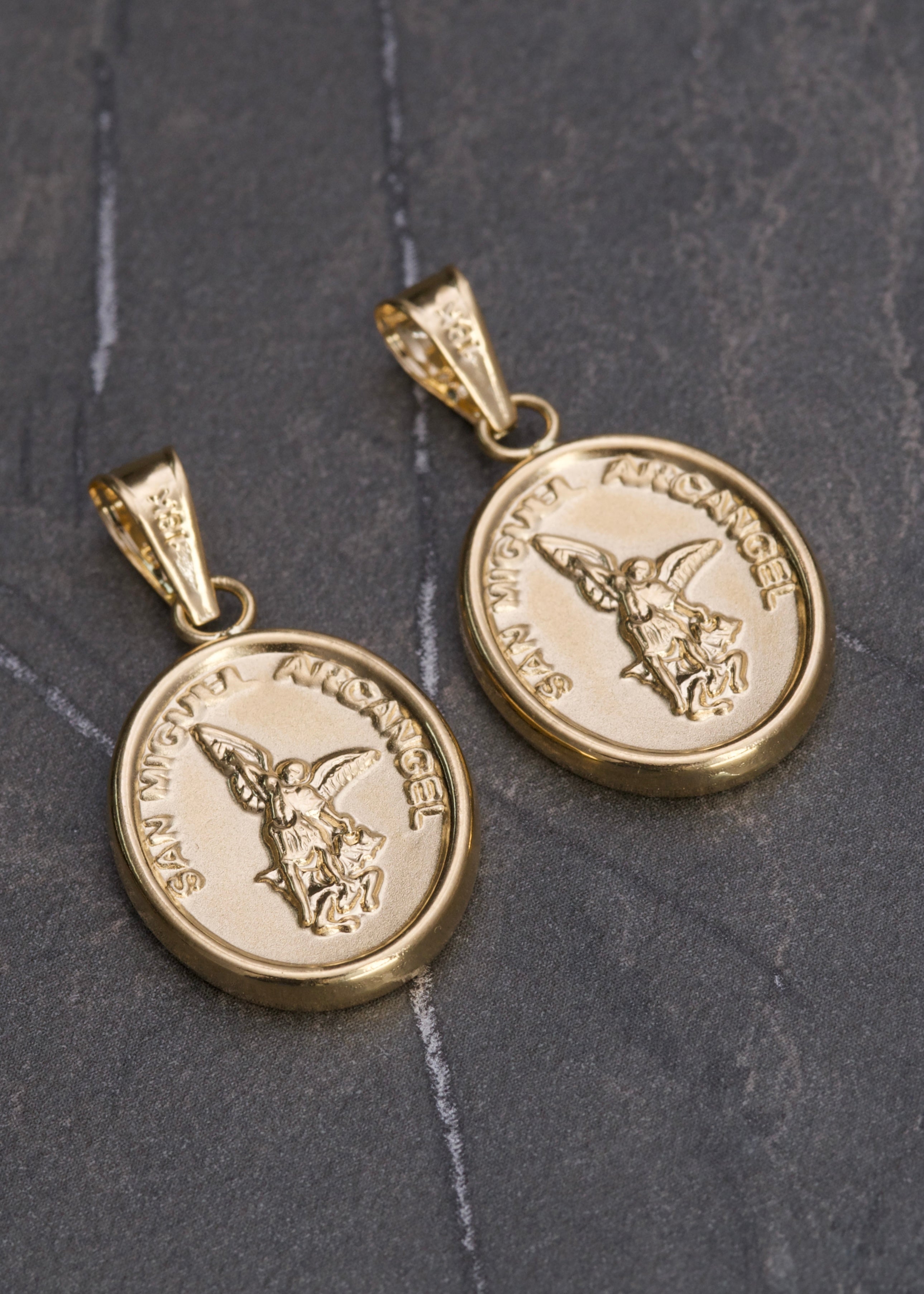 Dije arcangel san miguel 1.75gr / Largo 3cm / Oro Amarillo Nac P