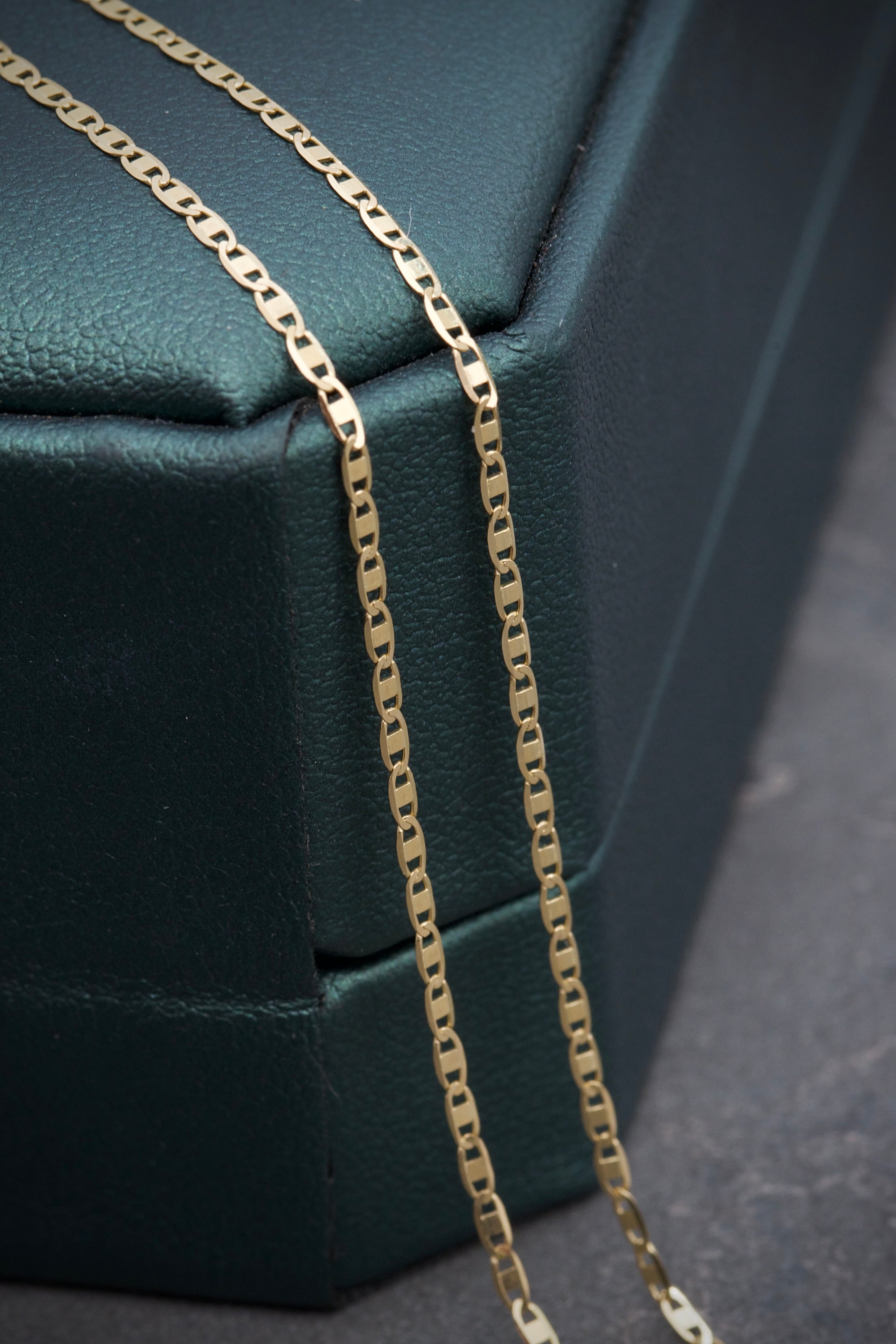 Cadena plana 1.5gr / Largo 50cm / Oro Amarillo italy +3 B