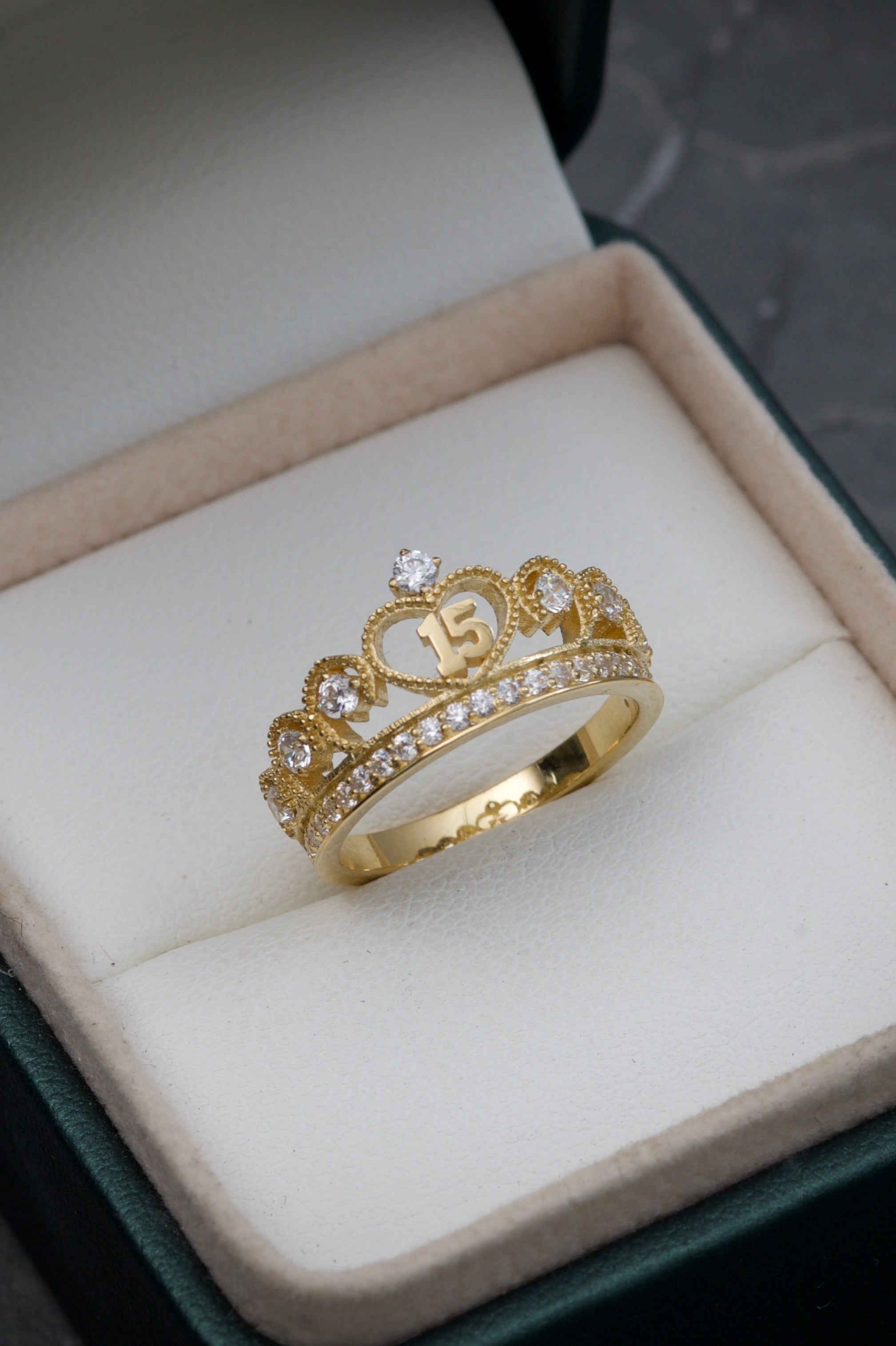 Dedo Va Anillos De Quince Añaños Ring Anillos De Quinceañera En Que