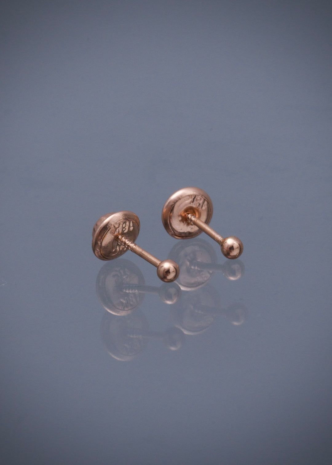 Topos bola lisa 2mm 0.4gr — Oro Rosado