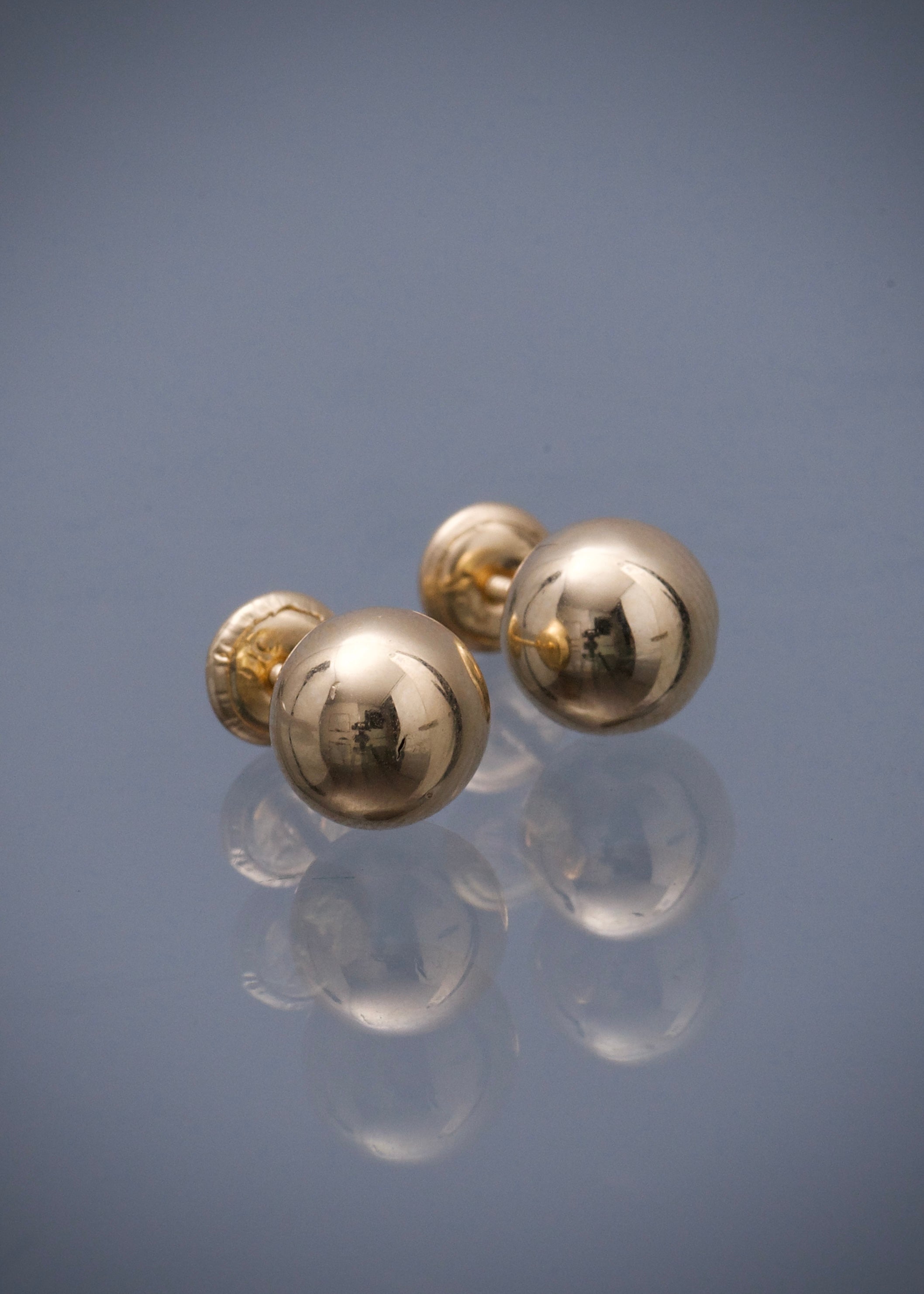 Topos bola lisa 8mm 0.85gr / Oro Amarillo Nac P