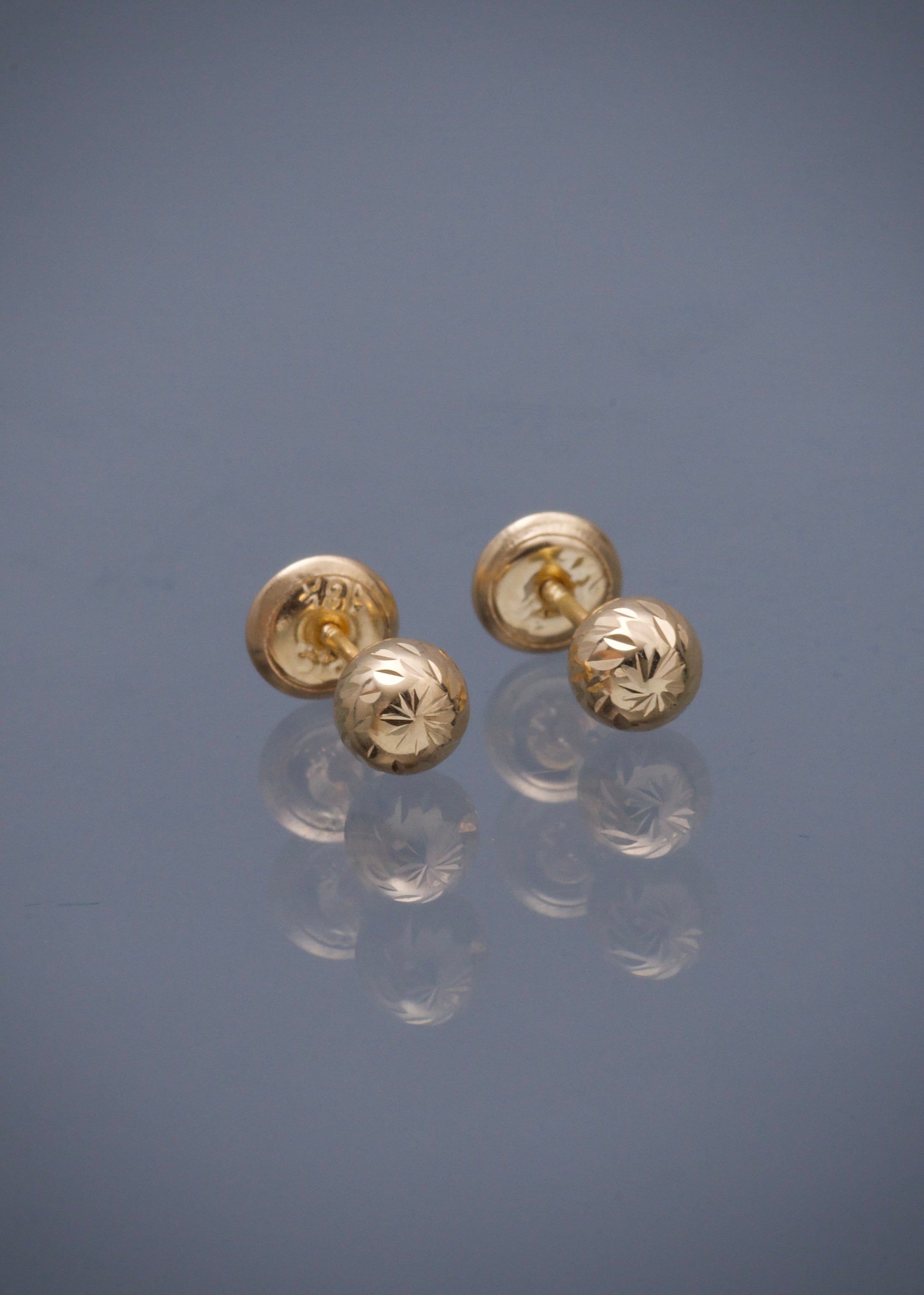 Topos Bola Diamantada 5mm 0.65gr — Oro Amarillo
