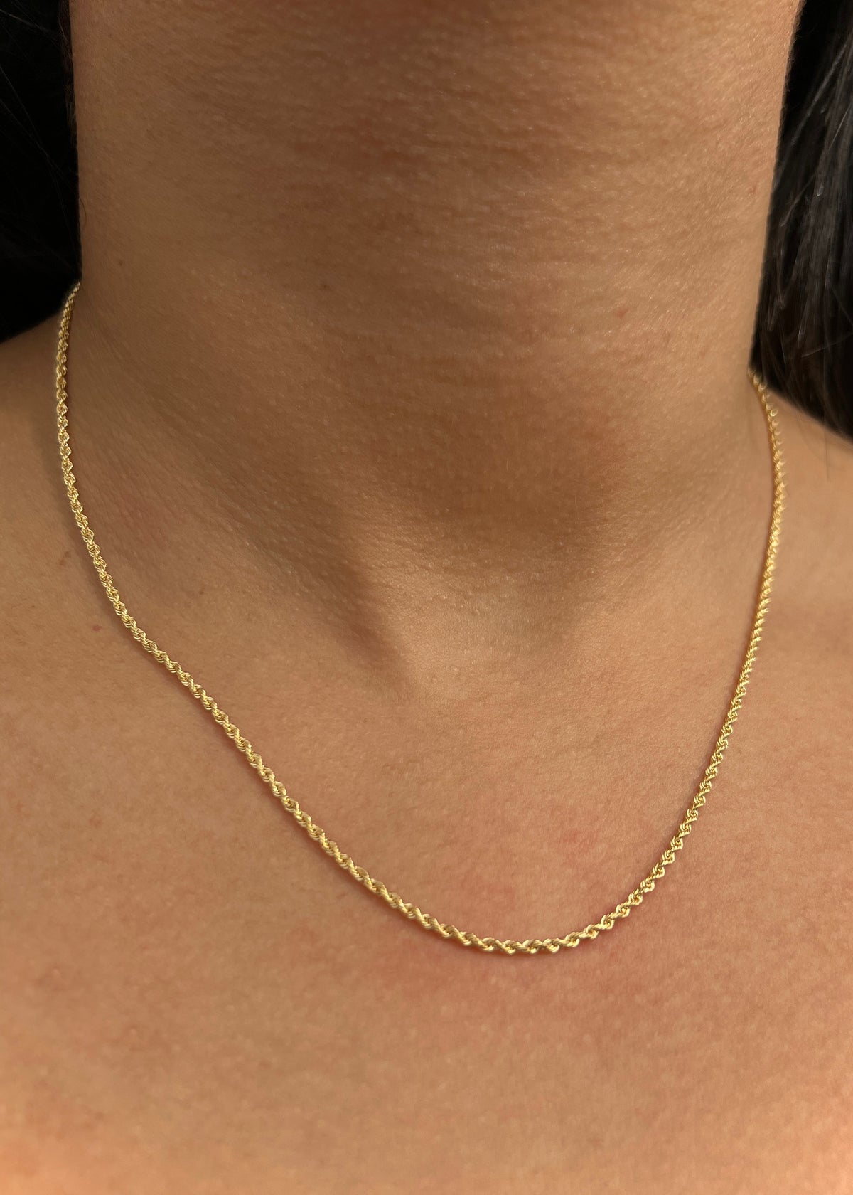 Cadena Lazo 2.6gr / 45cm / 2.2mm — Oro Amarillo