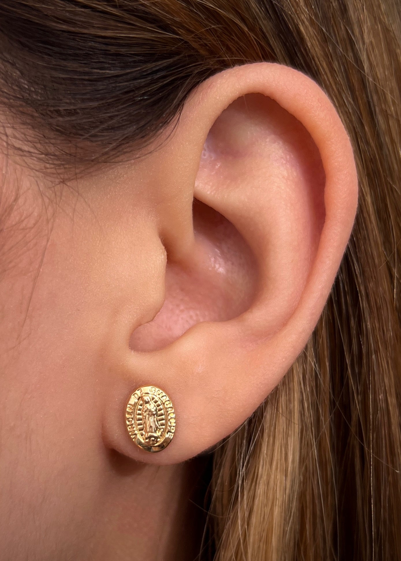 Topos guadalupe 1gr / Largo 1cm / Oro Amarillo Nac M