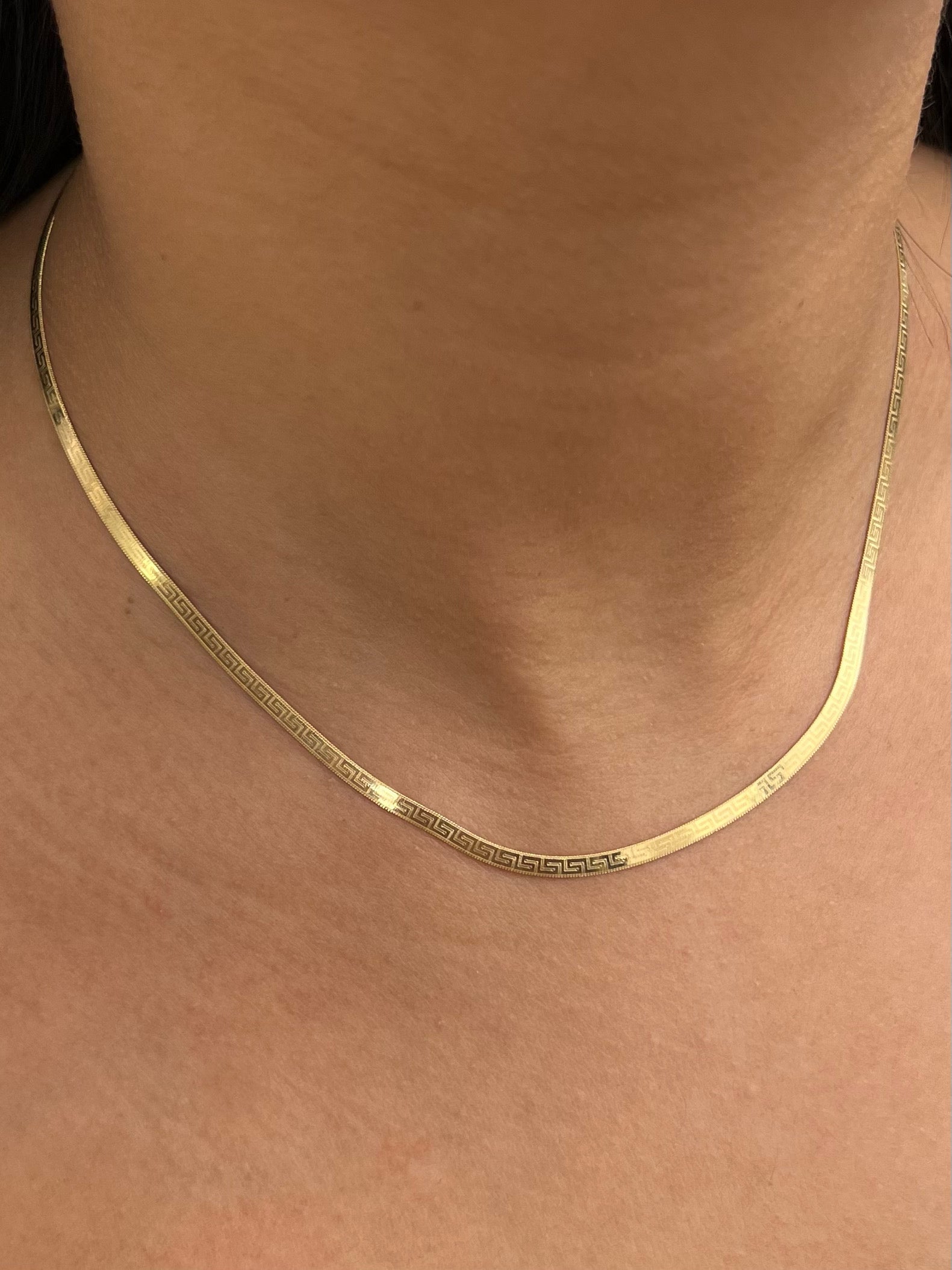 Cadena espejo medusa 5.2gr / Largo 40cm / Oro Amarillo italy +3 BM