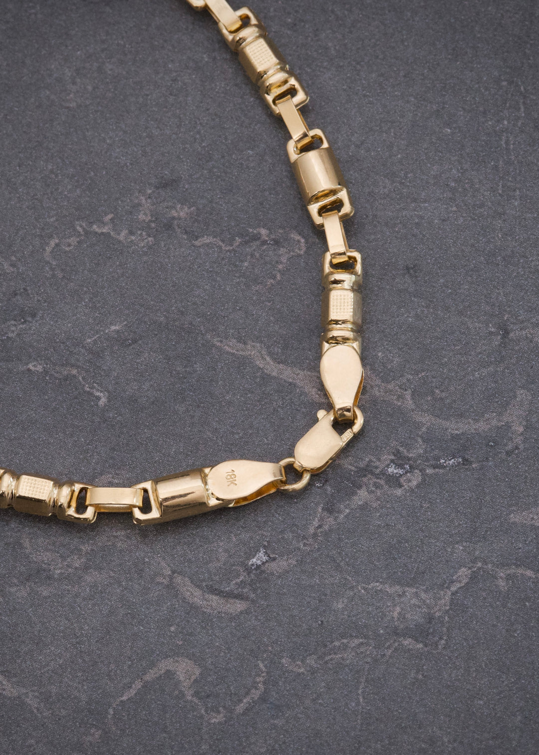 Cadena Rustica 16gr / 70cm / 4.2mm — Oro Amarillo