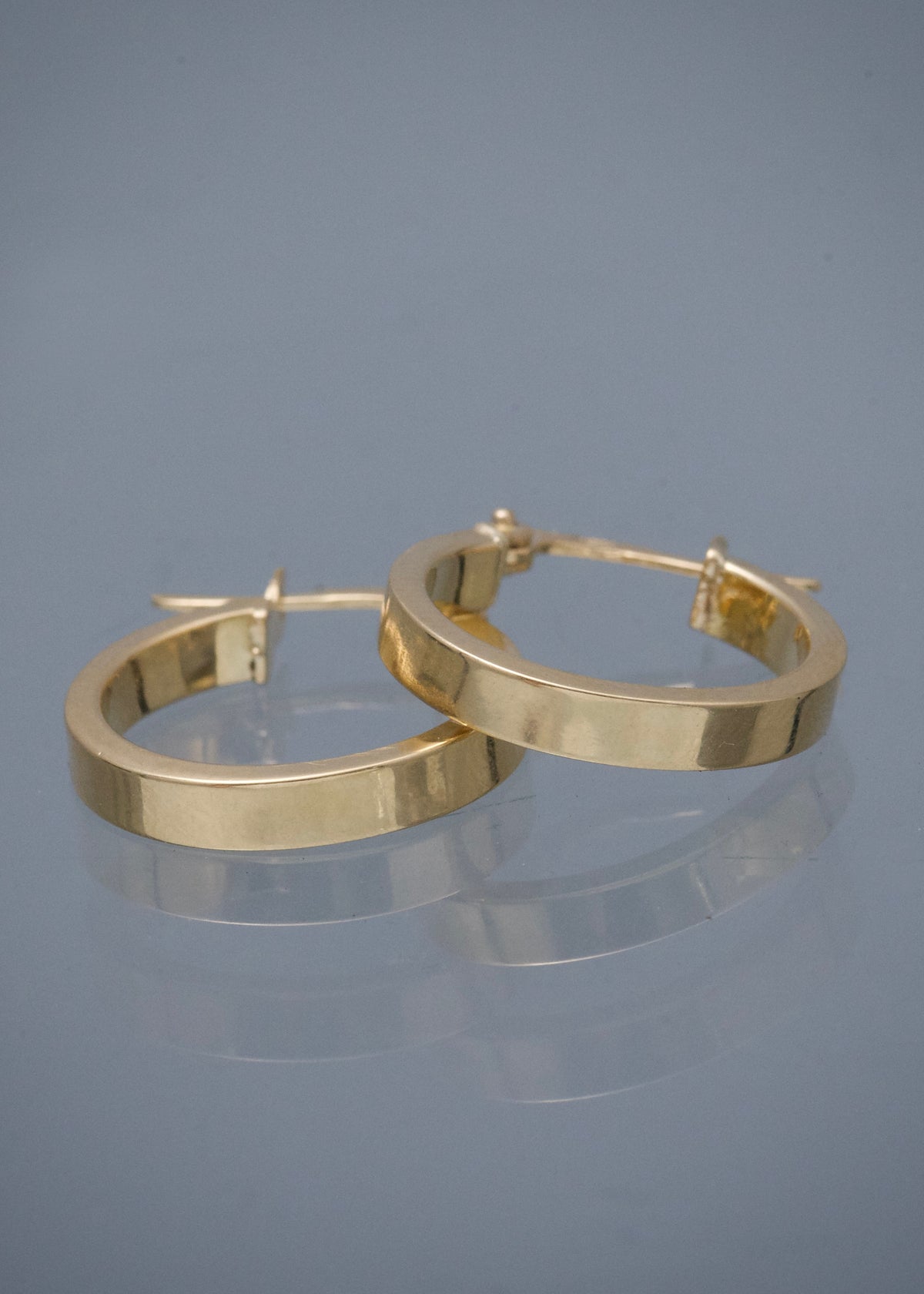 Candongas Lisas 1.7gr / 2cm / 3mm — Oro Amarillo