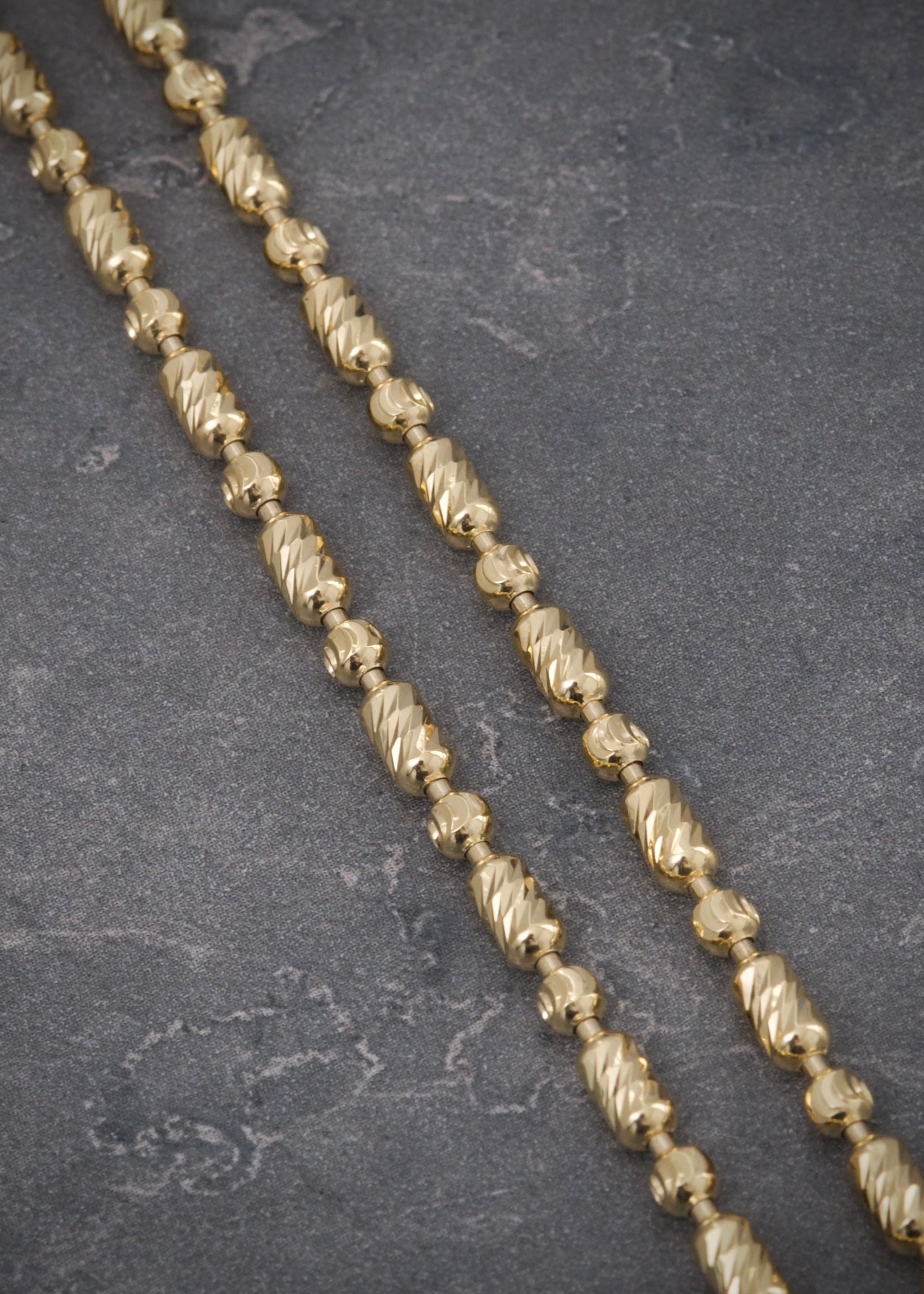 Cadena especial diamantada 18.2gr / Largo 60cm / Oro Amarillo (Joya) B