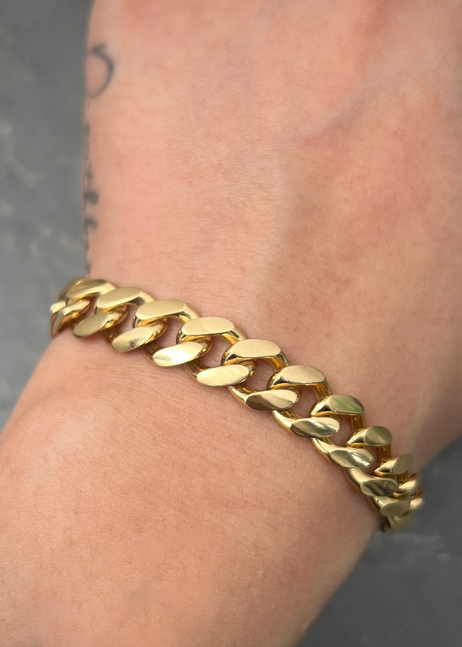 Pulso monaco 16gr / Largo 19.5cm / Oro Amarillo italy +3 M