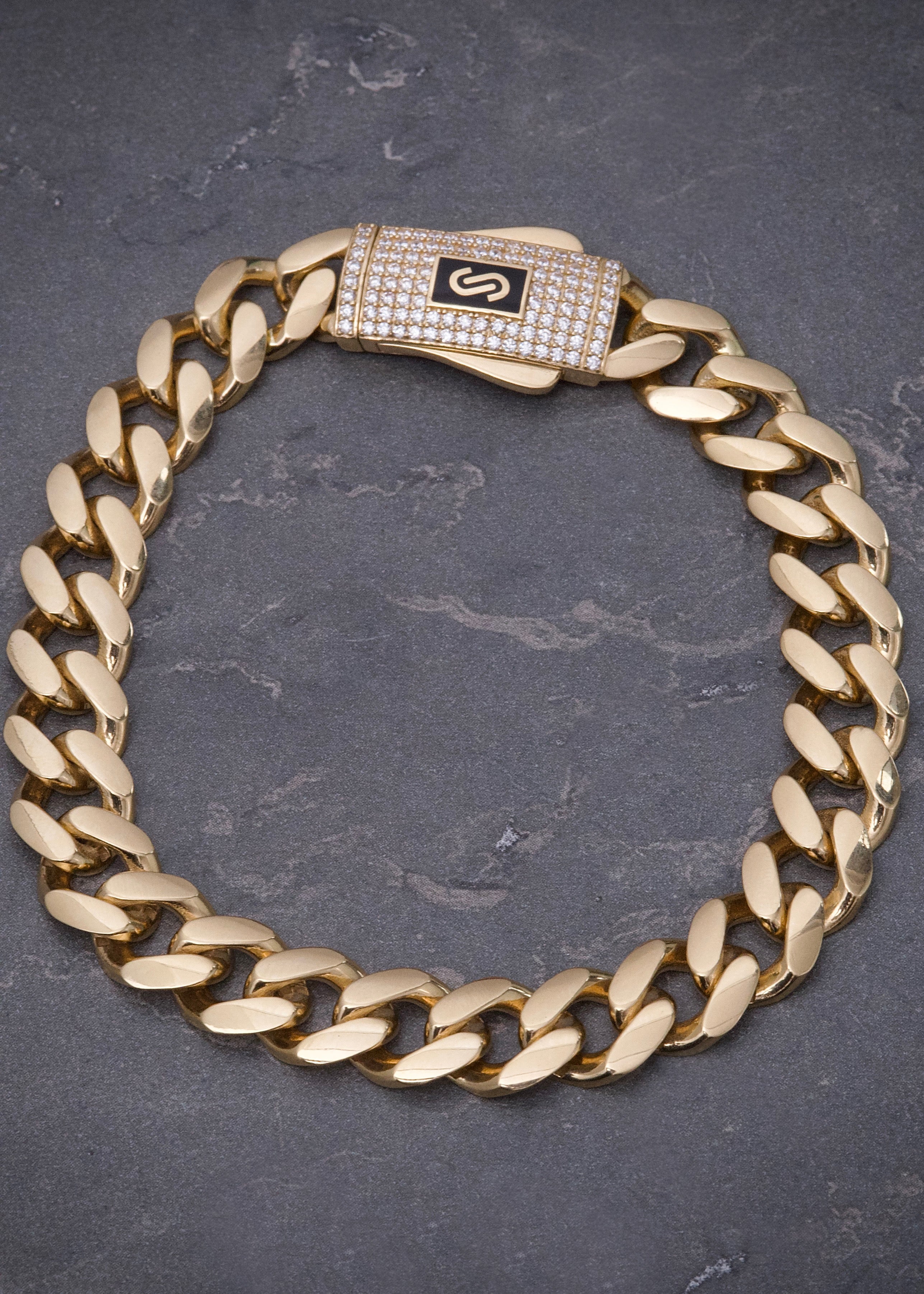 Pulso monaco 16gr / Largo 19.5cm / Oro Amarillo italy +3 M