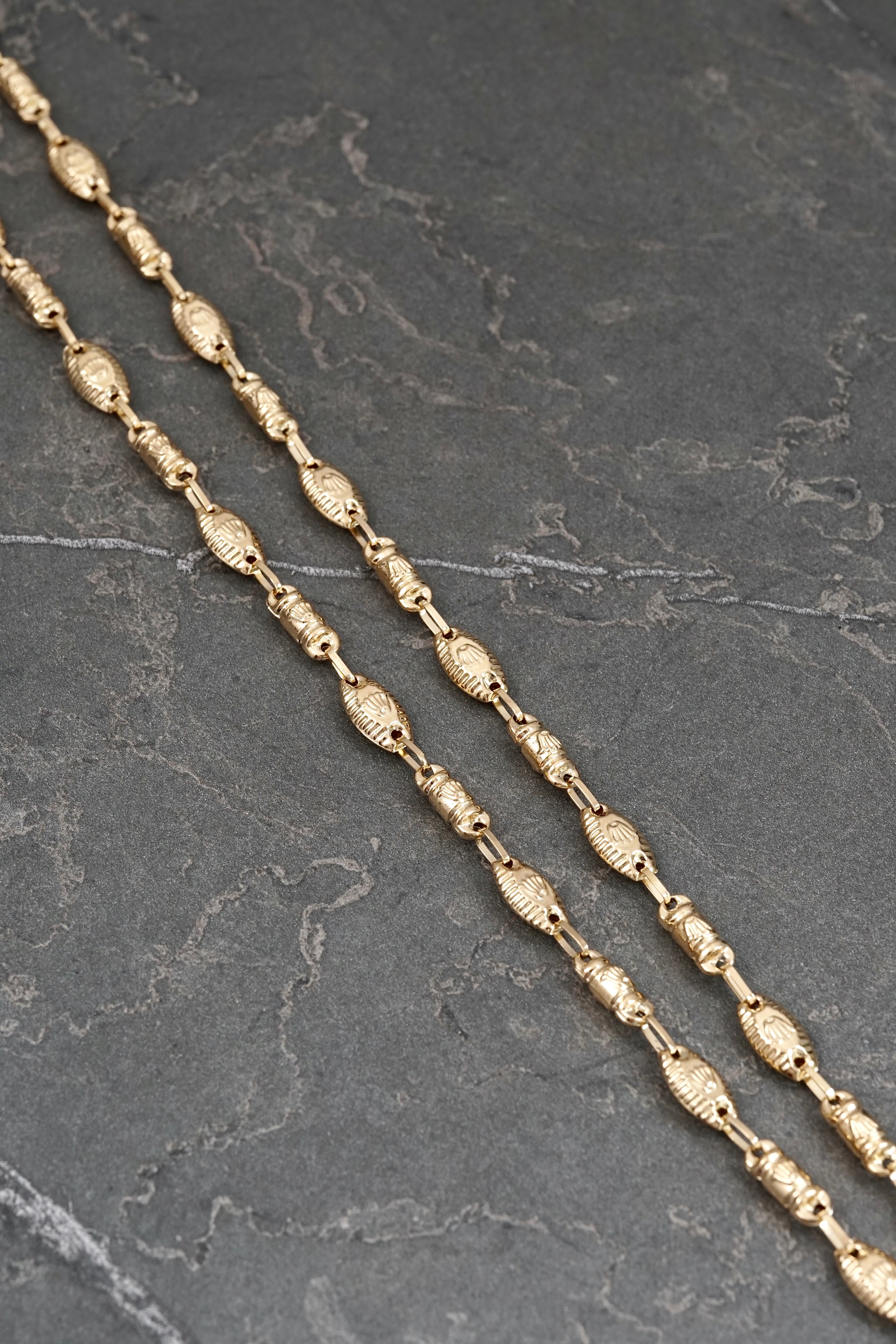 Cadena rustica rx 12.05gr / Largo 60cm / Oro Amarillo Nac P