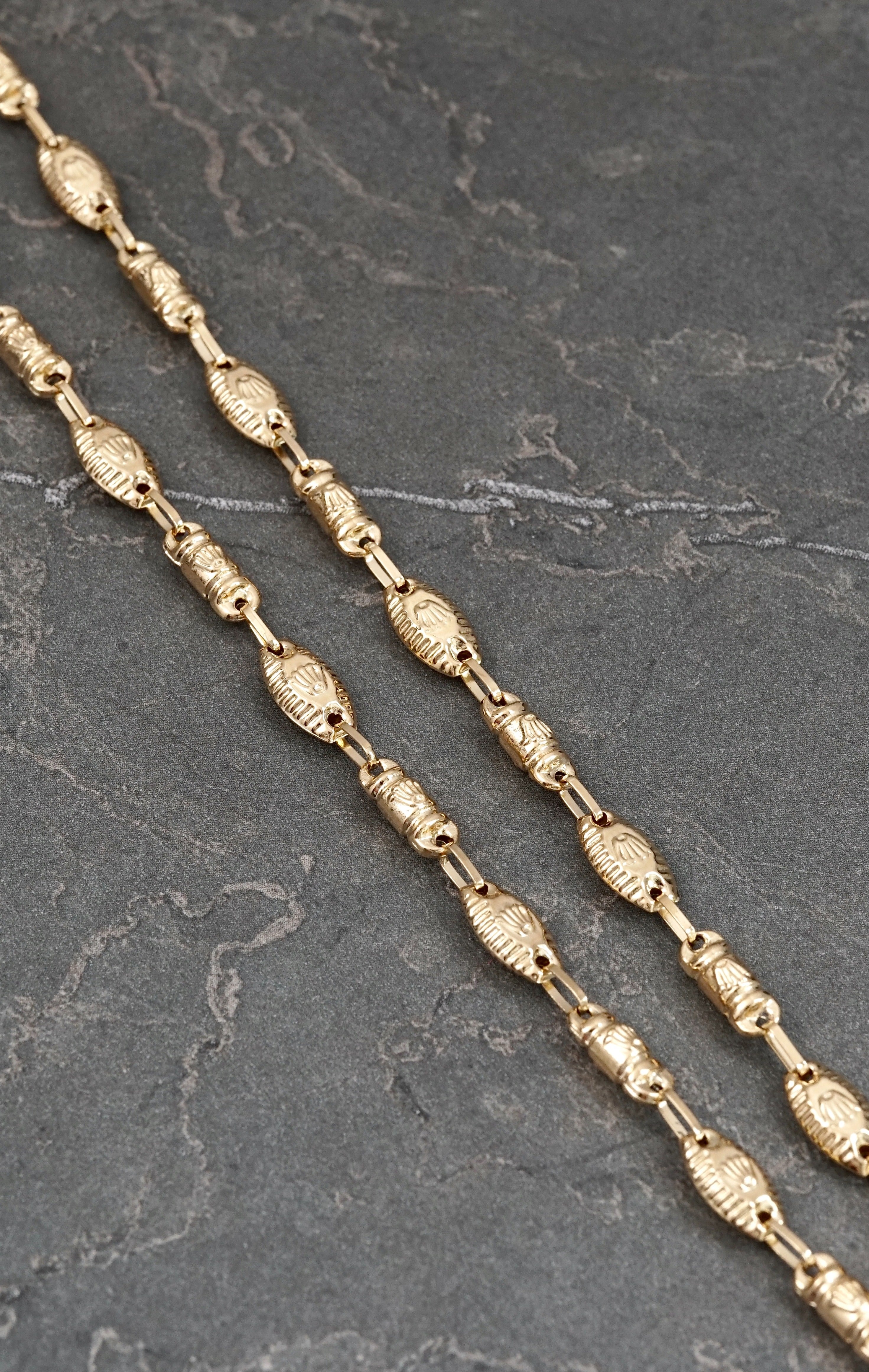 Cadena rustica rx 12gr / Largo 60cm / Oro Amarillo Nac M