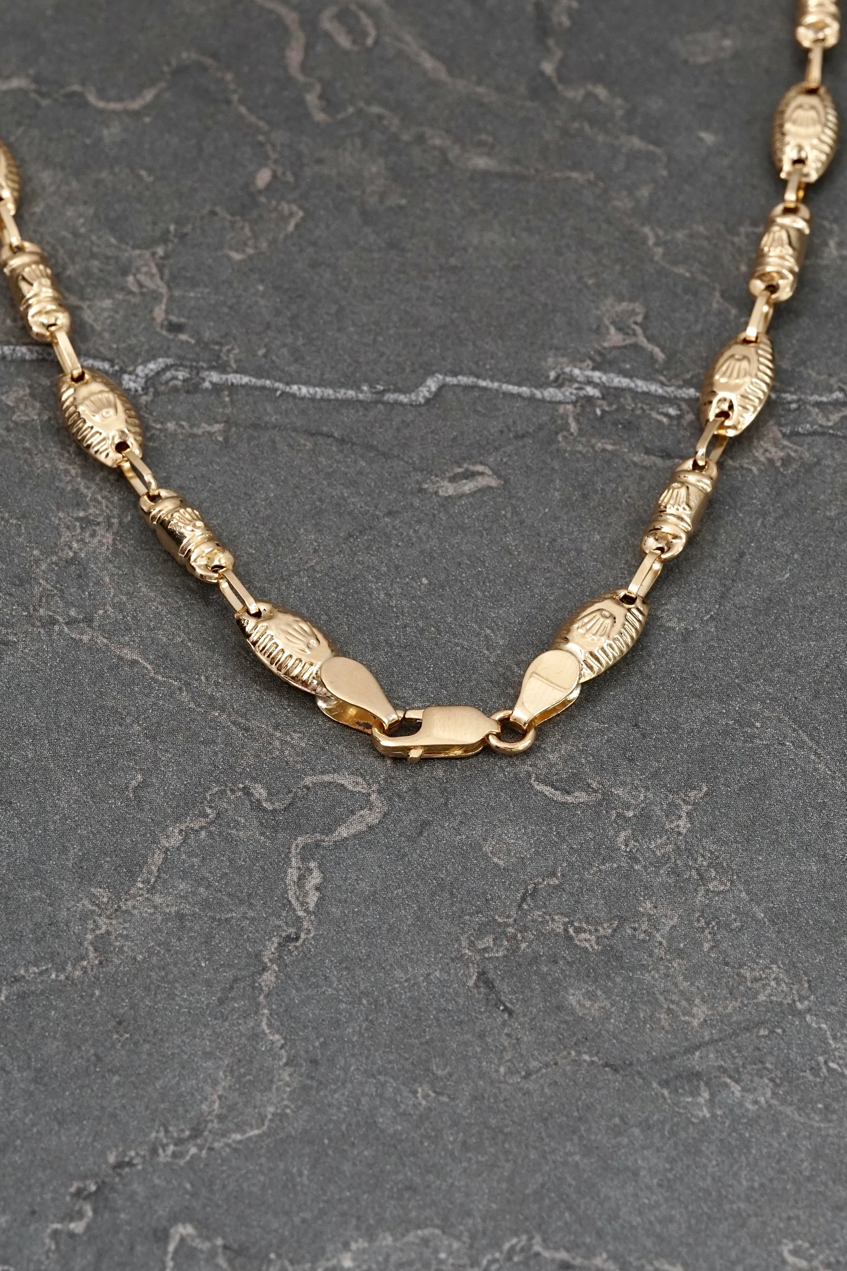 Cadena rustica rx 12gr / Largo 60cm / Oro Amarillo Nac M