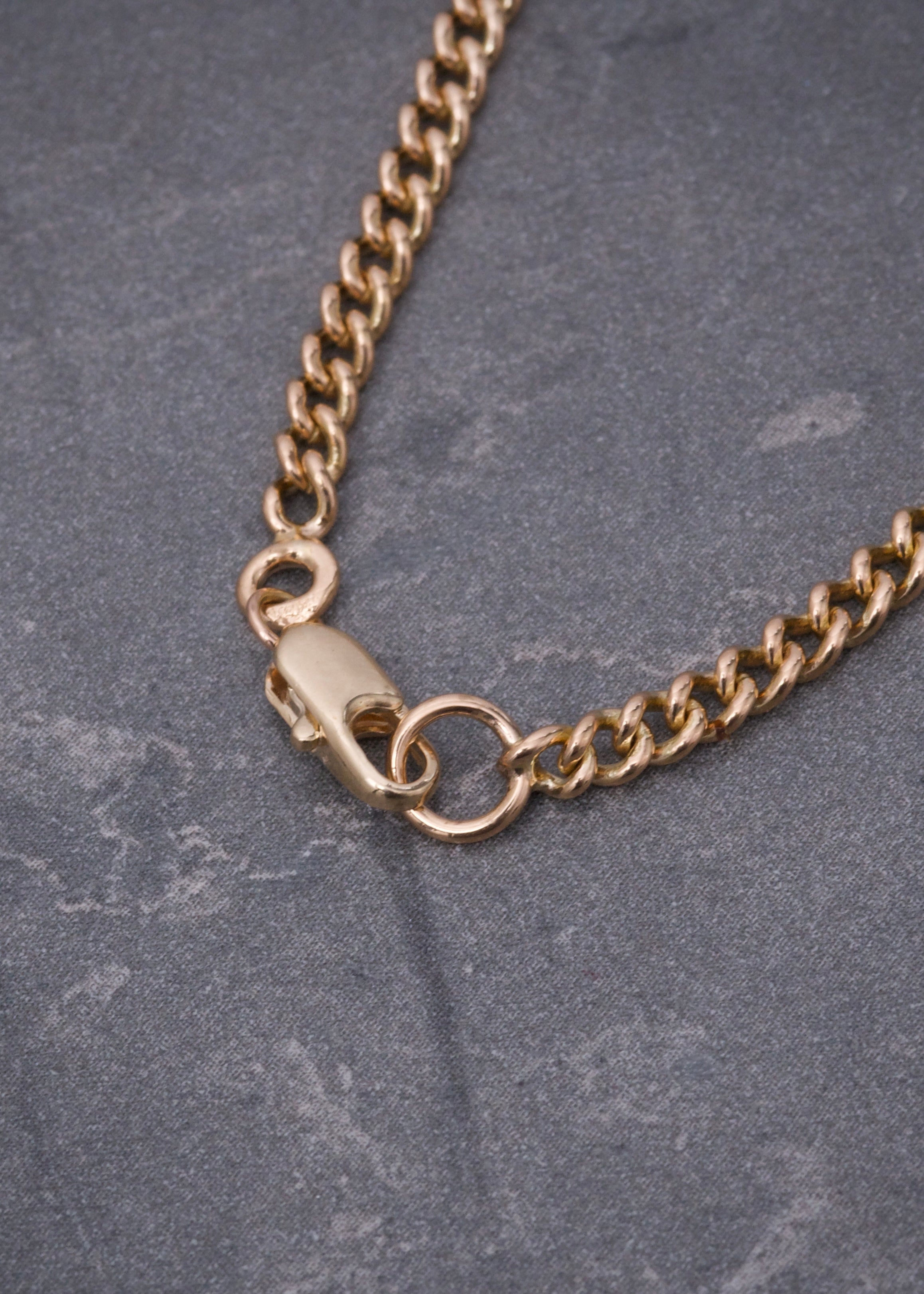 Pulso cubano 5.85gr / Largo 21.5cm / Oro Rosado italy cte B