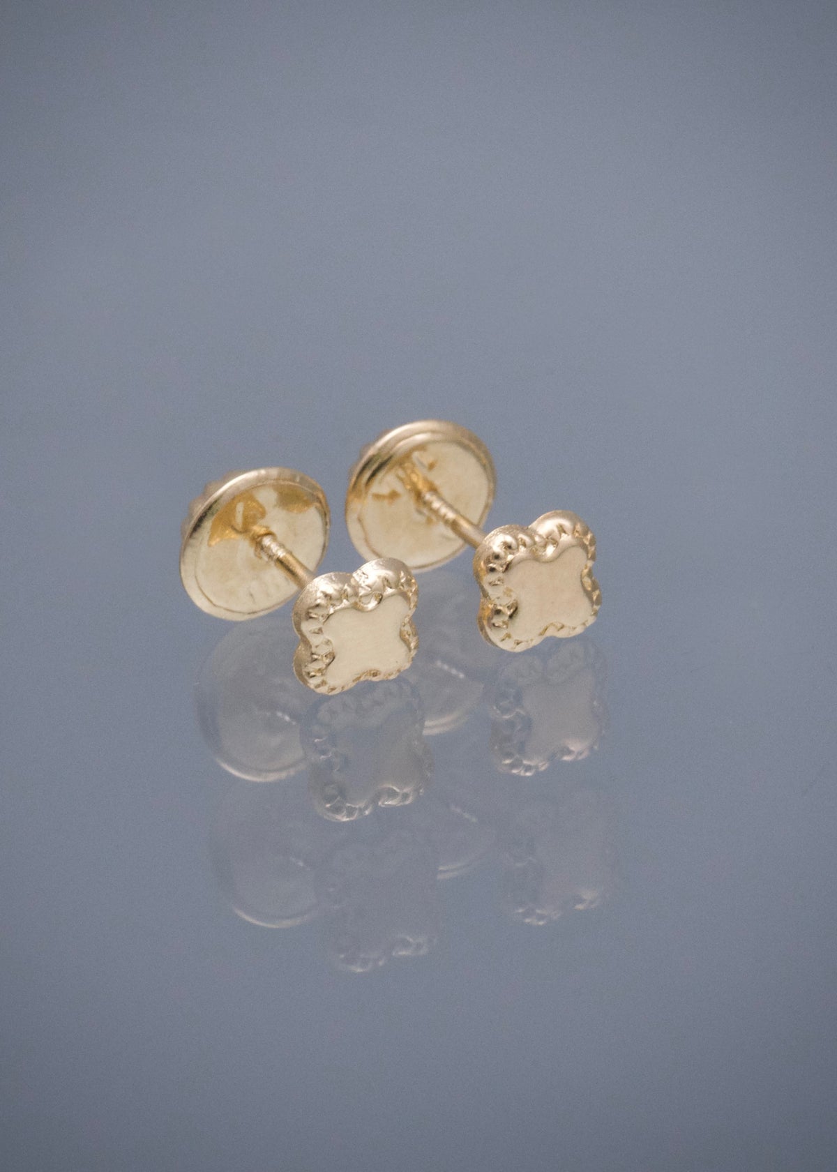 Topos Lucky Clover 0.4gr / 0.4cm / 4.4mm — Oro Amarillo