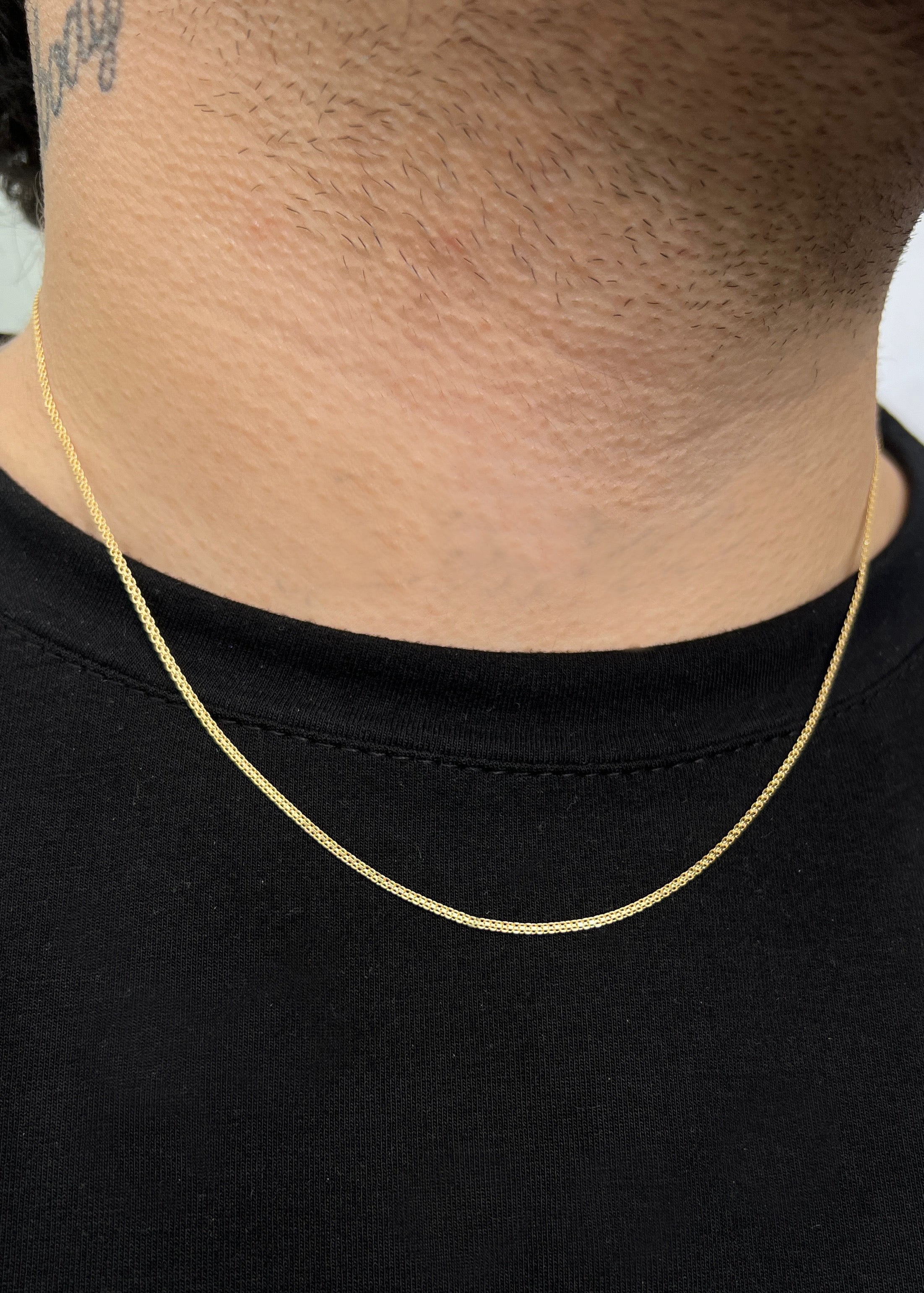 Cadena mini china 2.8gr / Largo 50cm / Oro Amarillo italy +1 M