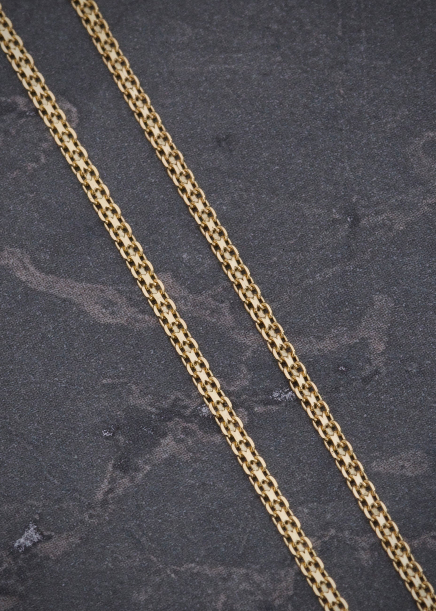 Cadena mini china 2.8gr / Largo 50cm / Oro Amarillo italy +1 M