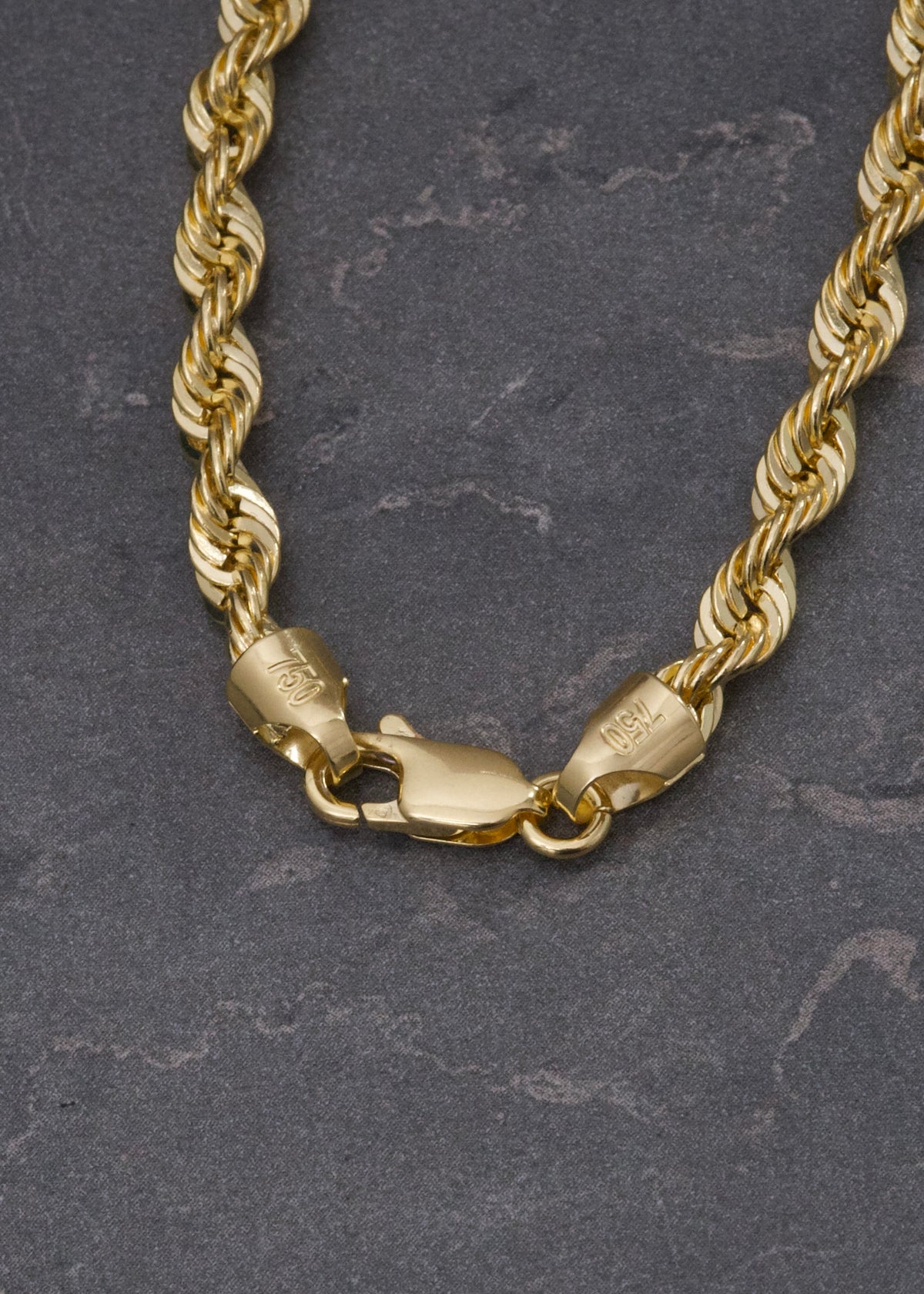 Cadena Lazo 4.8gr / 50cm / 3mm — Oro Amarillo