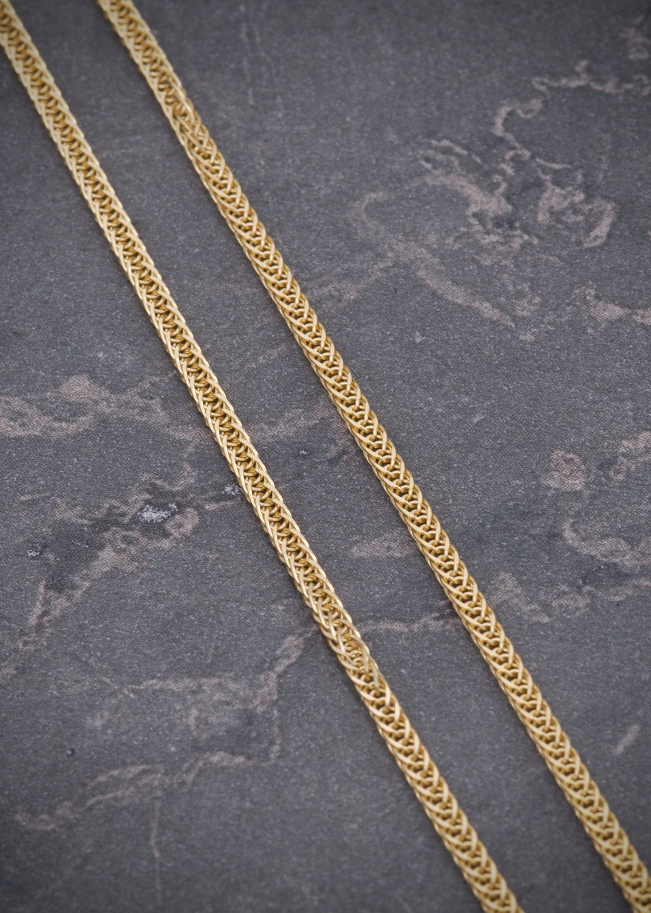 Cadena franco 3.85gr / Largo 50cm / Oro Amarillo italy +2 B