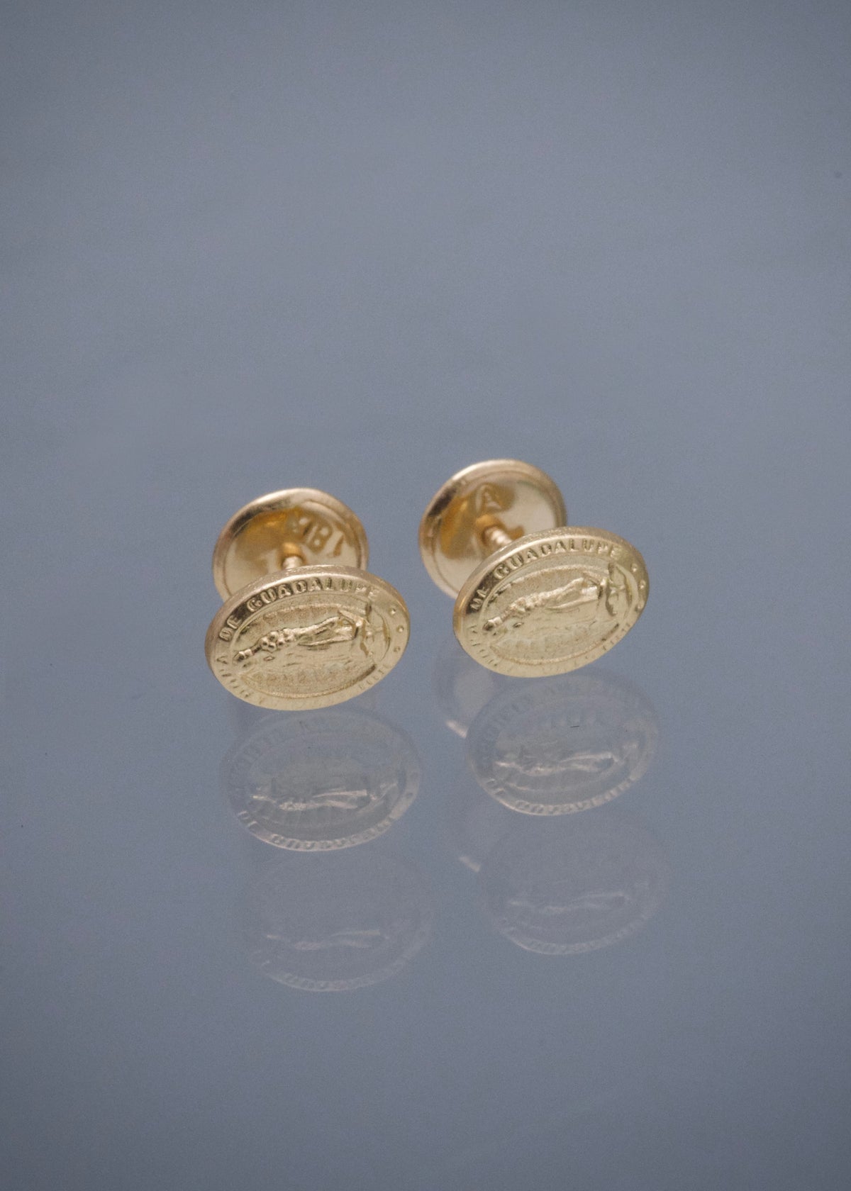 Topos Virgen de Guadalupe 0.6gr / 0.7cm / 5.4mm — Oro Amarillo
