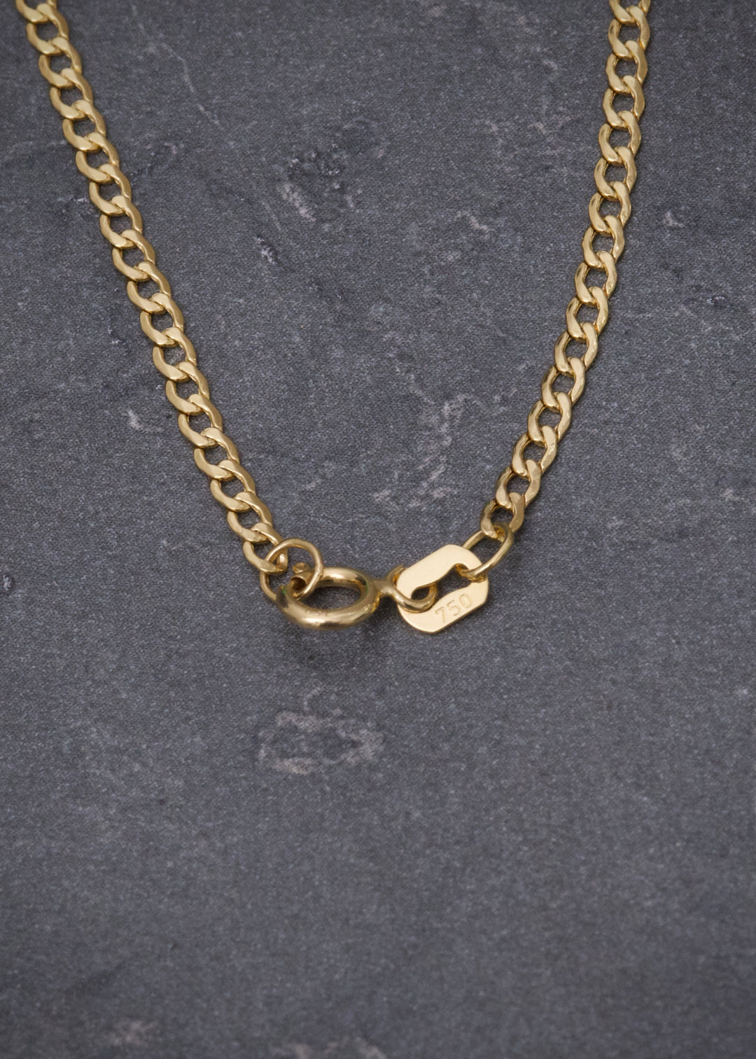 Cadena Cubana 2.2gr / 60cm / 2mm — Oro Amarillo