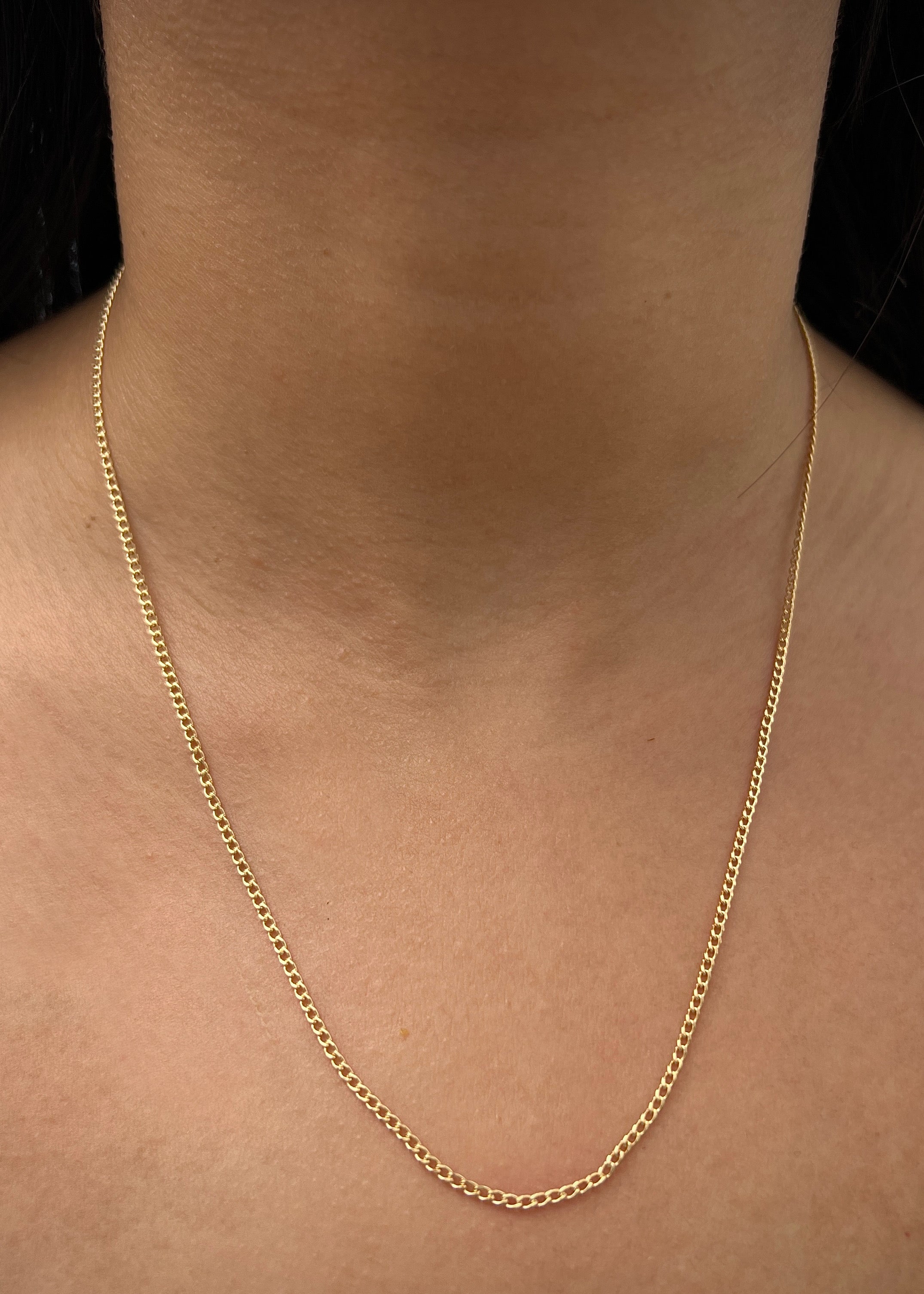 Cadena cubana 1.9gr / Largo 50cm / Oro Amarillo italy +2 M