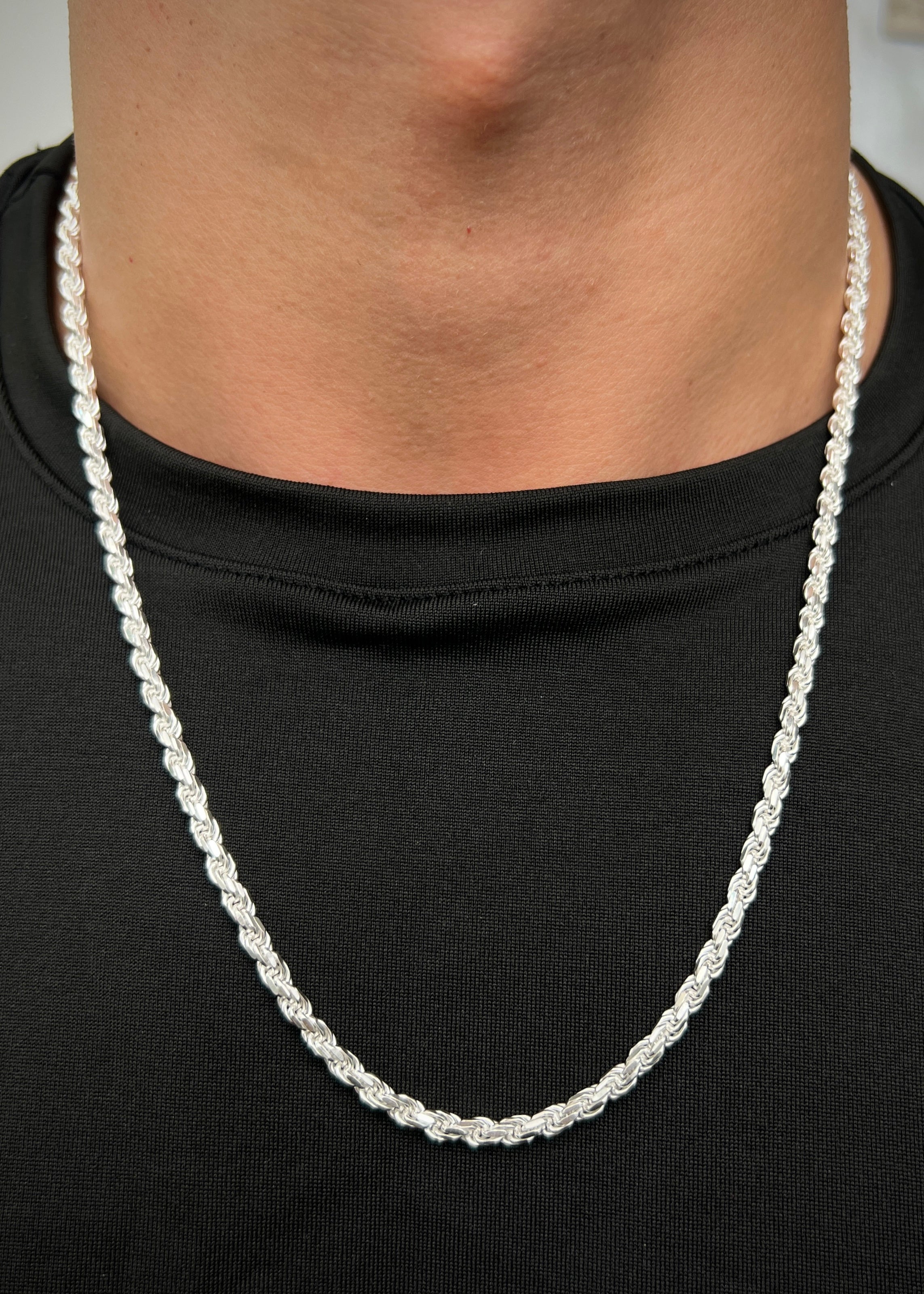 Cadena lazo 42.4gr / Largo 60cm / — — Plata