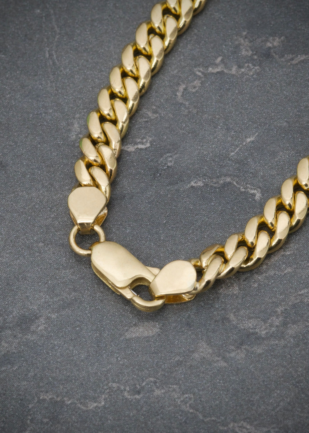 Tobillera cubana 24.35gr / Largo 27cm — Oro Amarillo