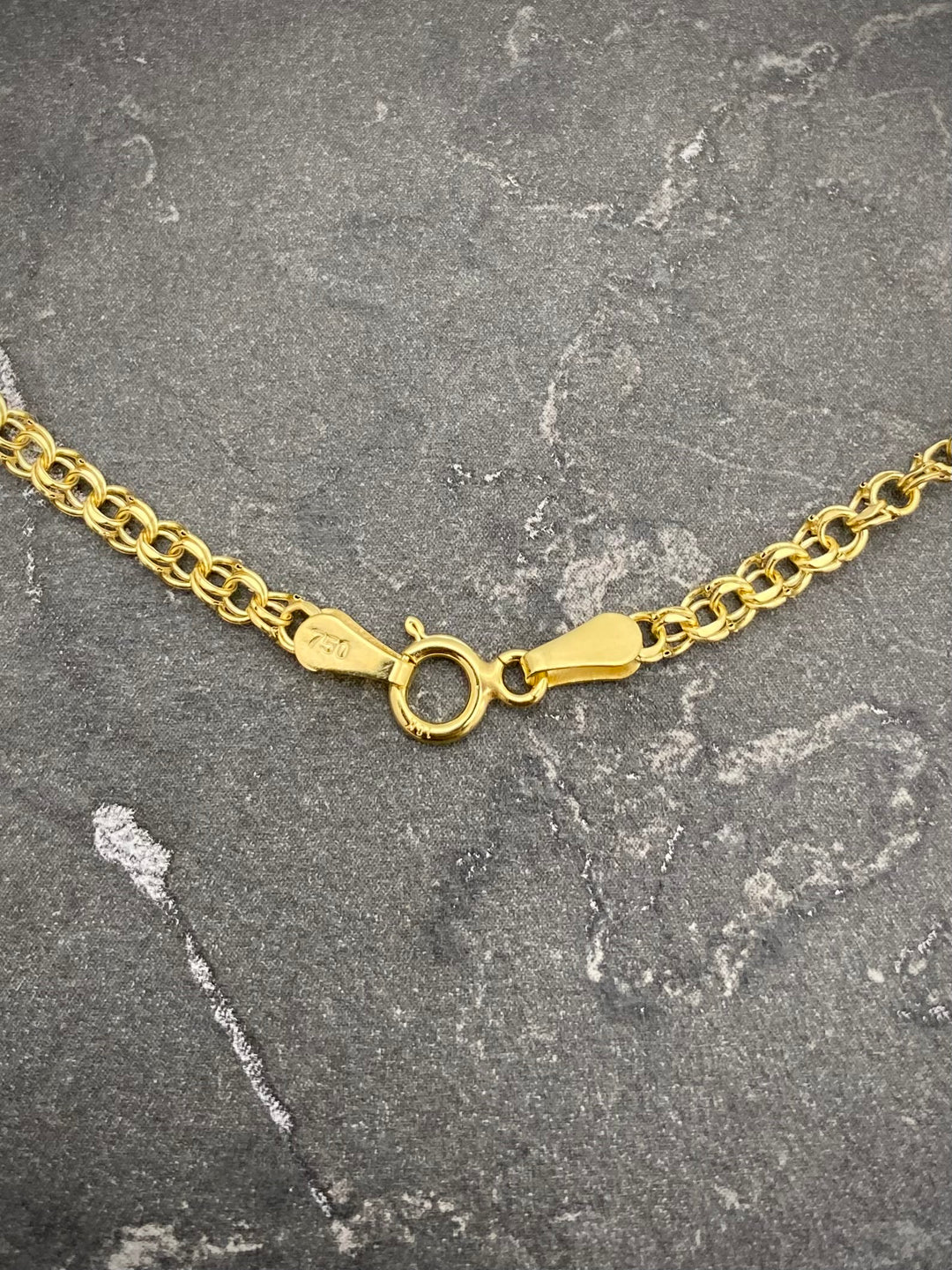 Cadena Aro Seguido Doble 2.9gr / 50cm / 2.8mm — Oro Amarillo