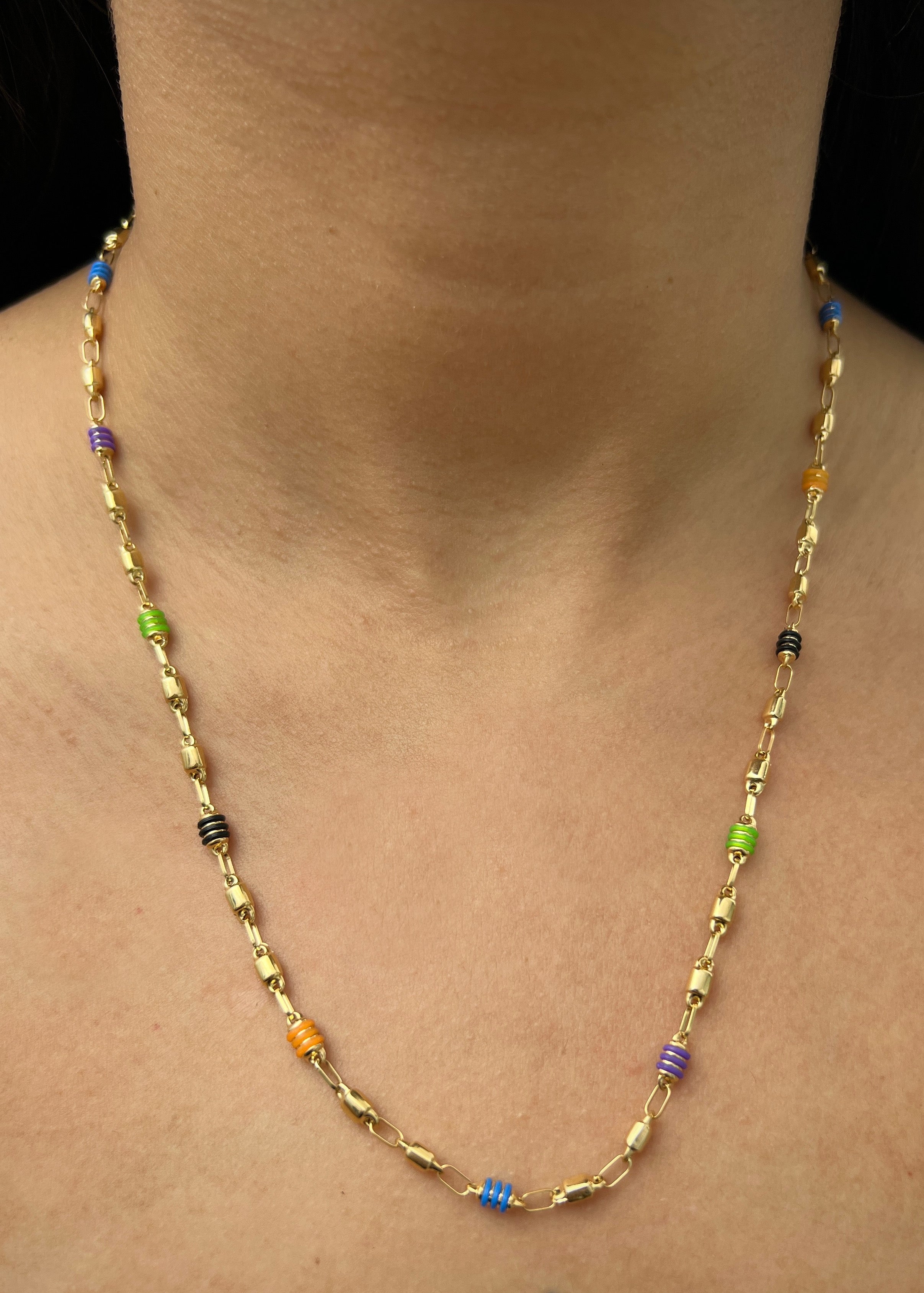 Cadena rustica 7gr / Largo 50cm / Oro Amarillo Nac M