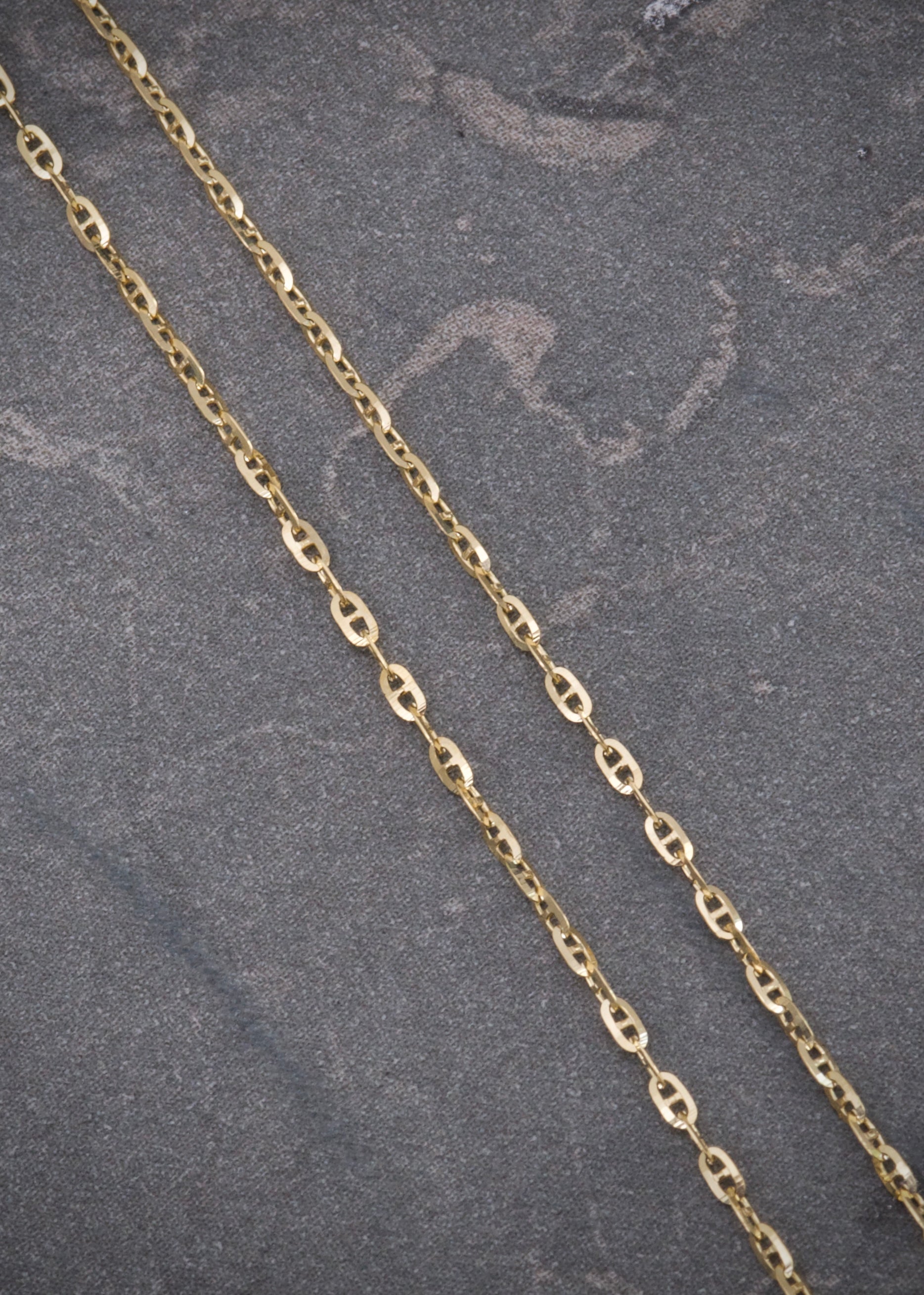 Cadena escalera 1.25gr / Largo 50cm / Oro Amarillo italy +3 P