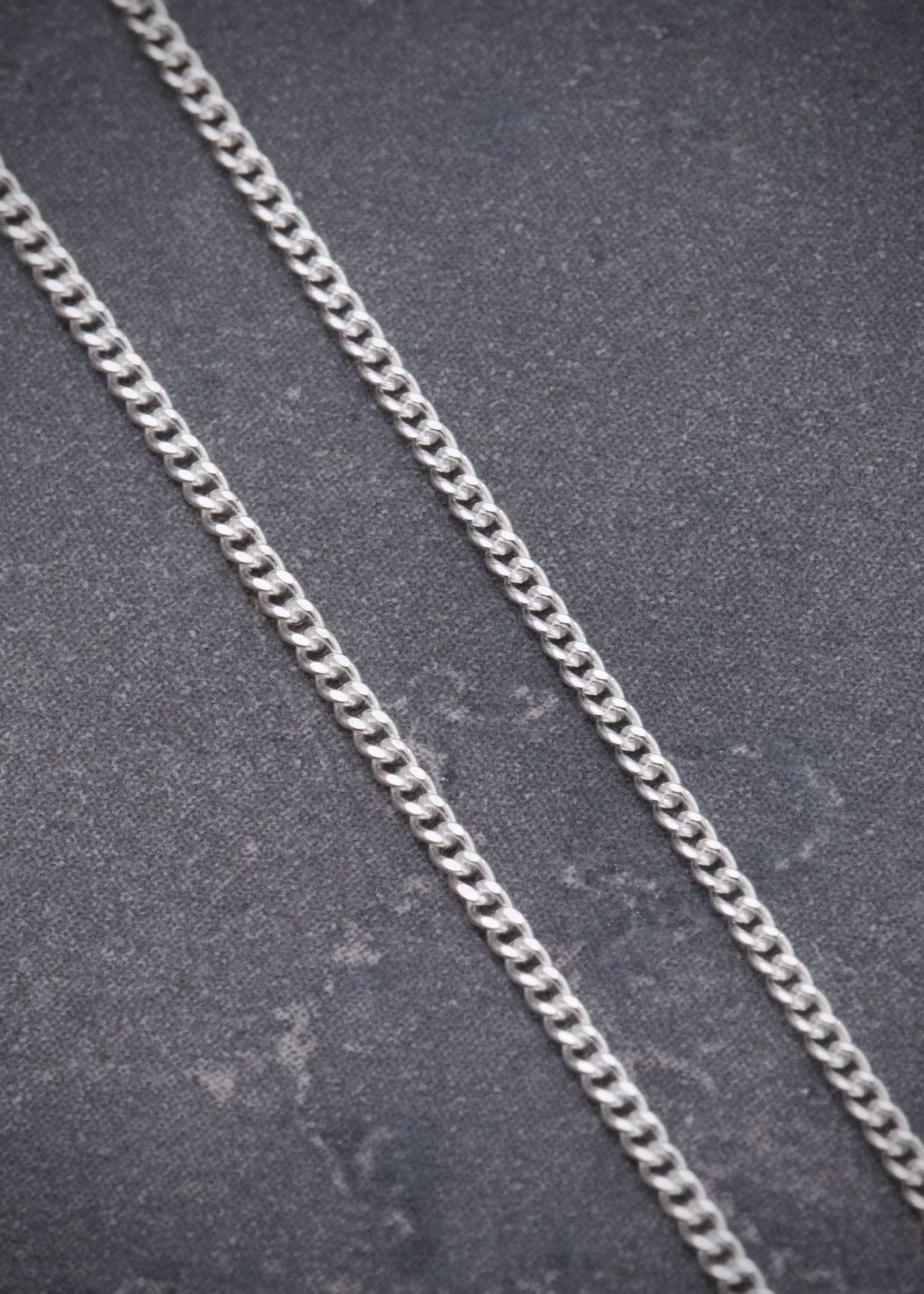 Cadena cubana 1.55gr / Largo 50cm / Plata B