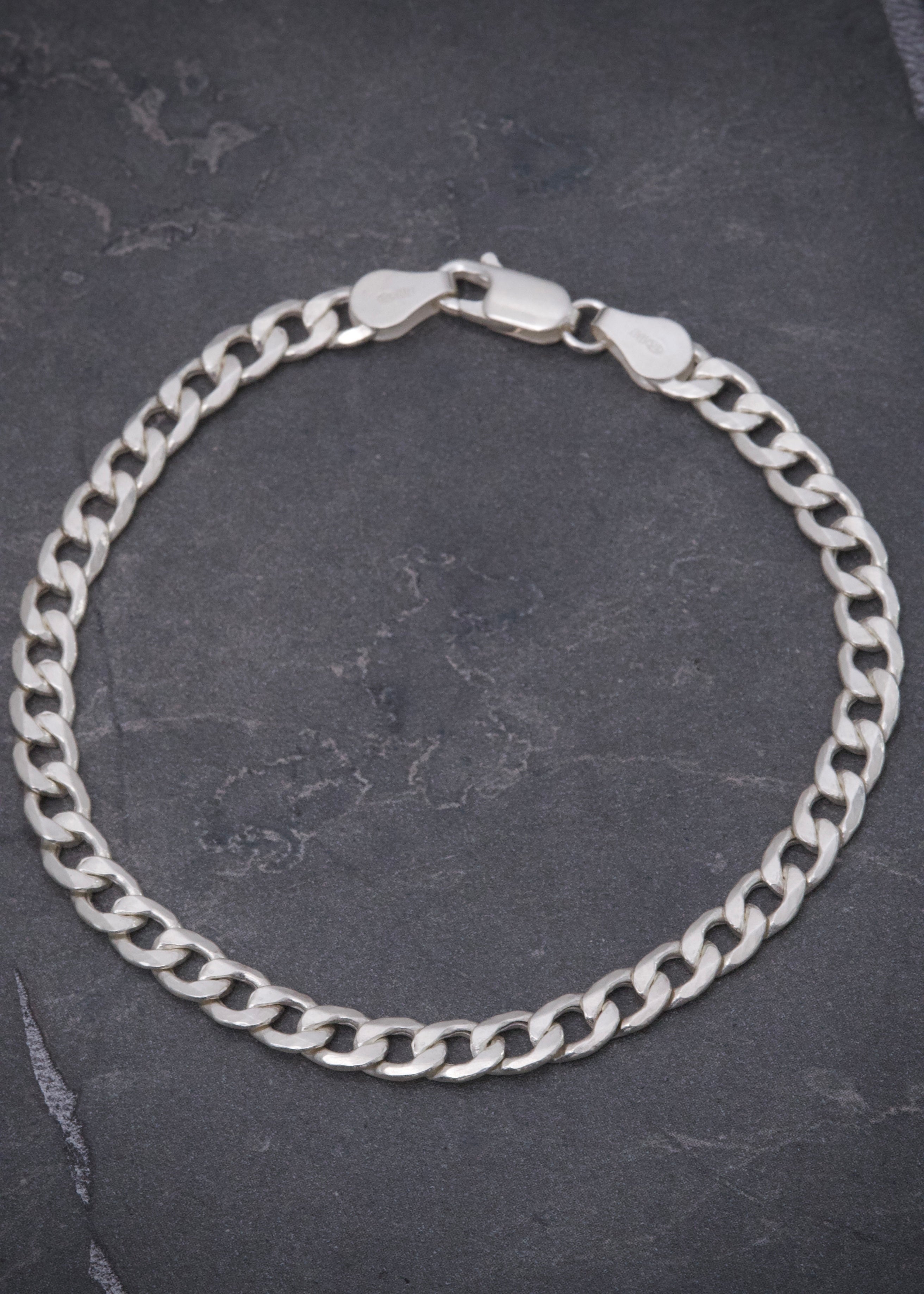 Pulso cubano 3.7gr / Largo 19.5cm / Plata P