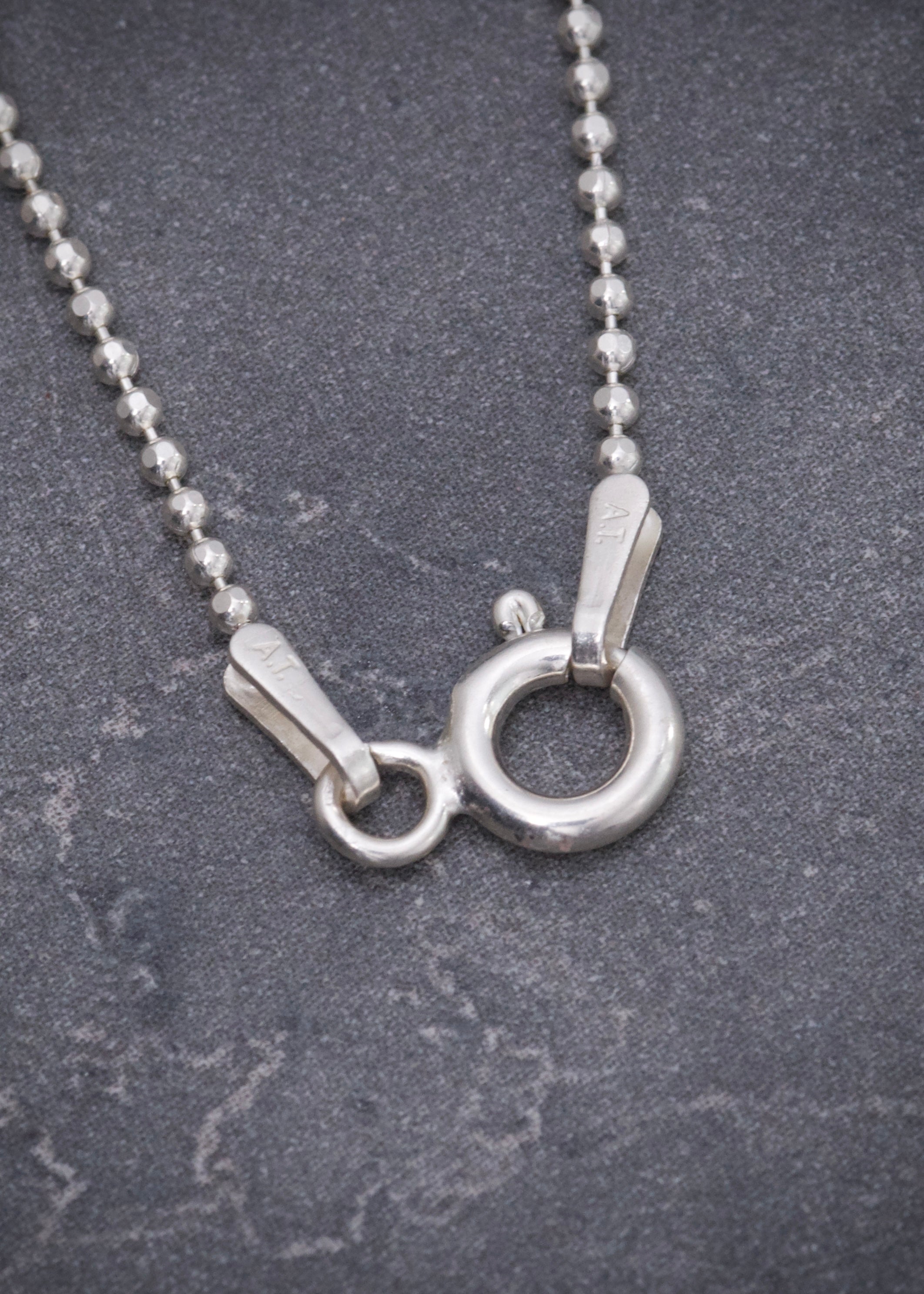 Cadena militar 2.7gr / Largo 60cm / — — Plata