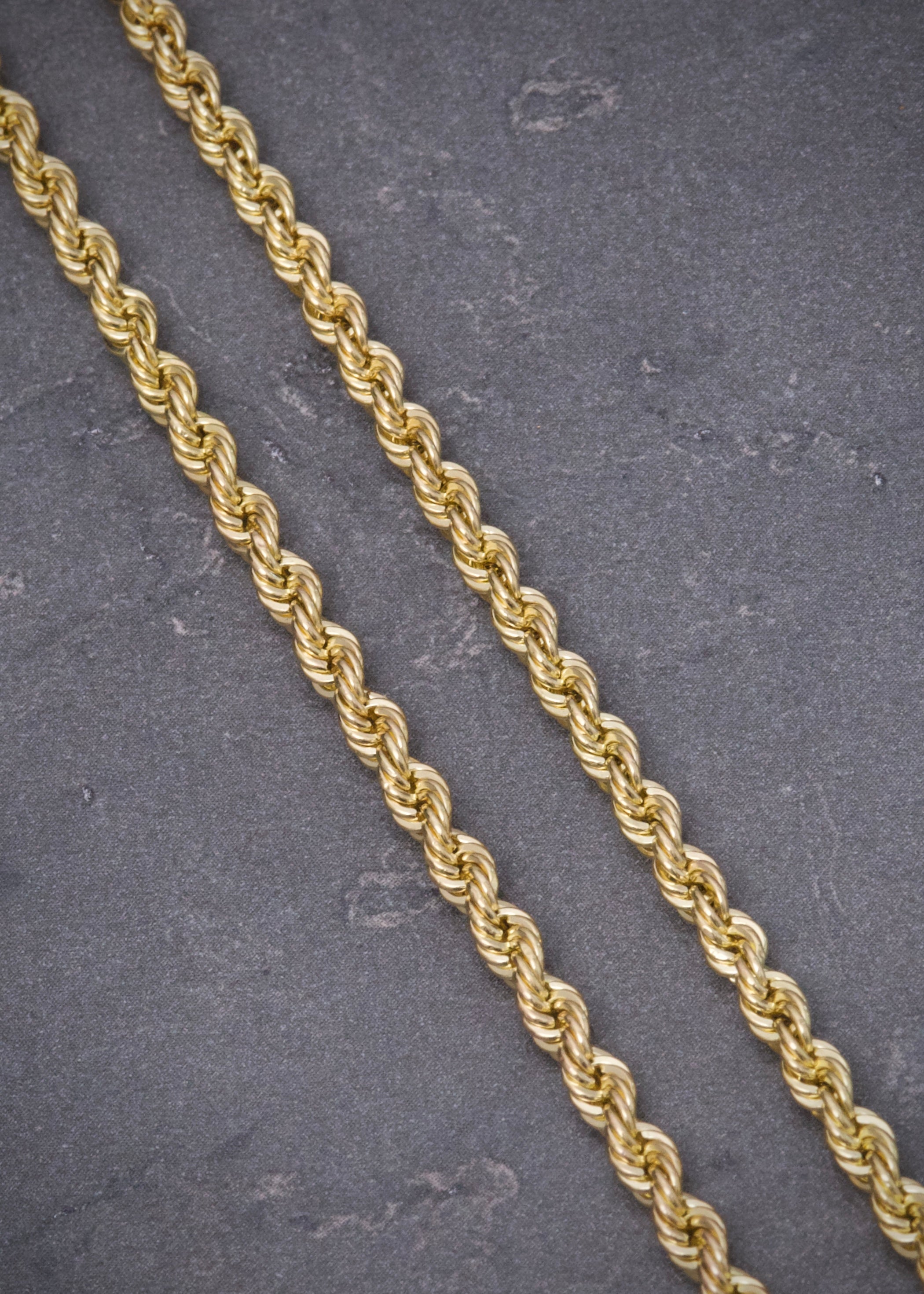 Cadena Lazo 12.3gr / 60cm / 3.3mm — Oro Amarillo
