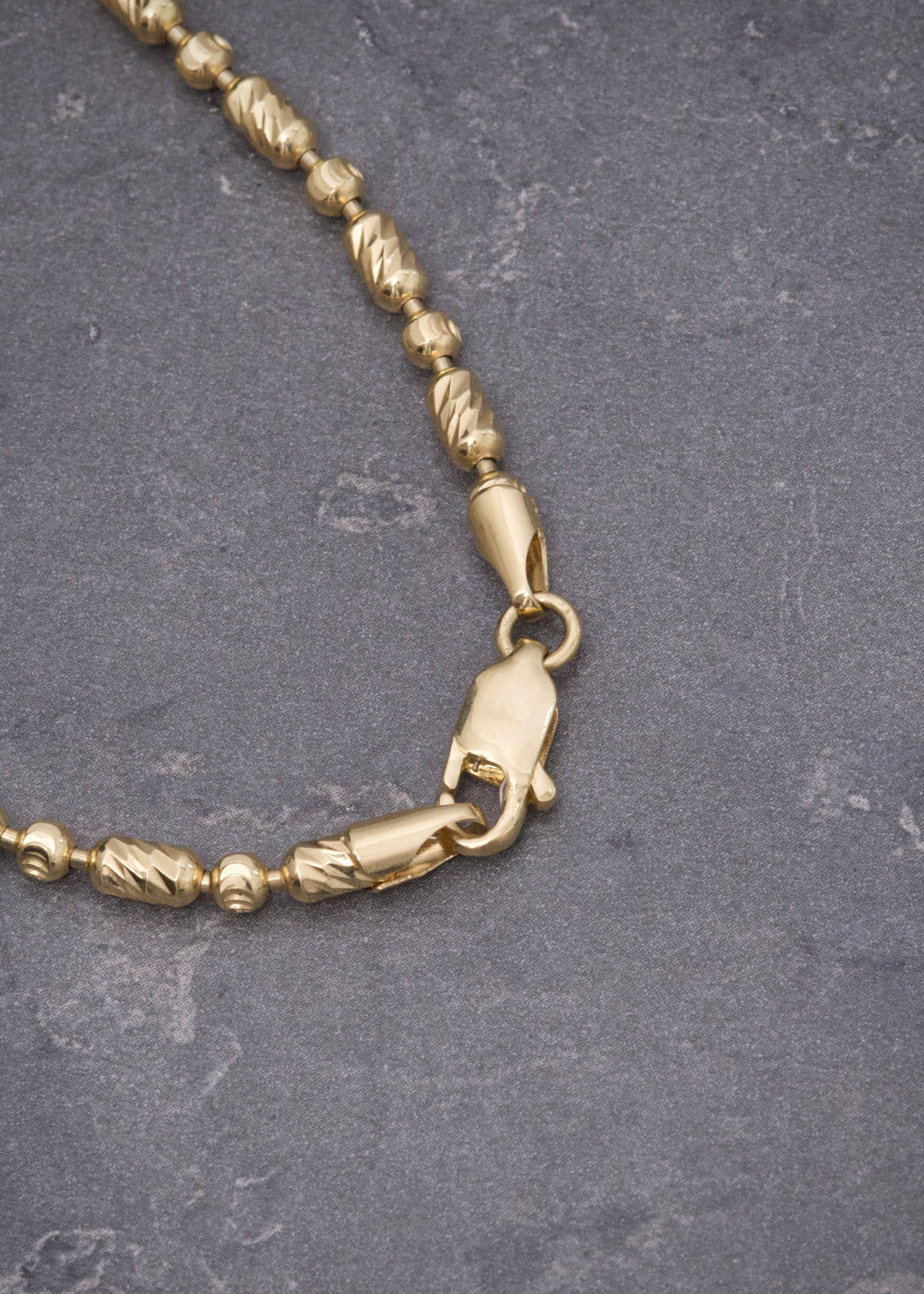 Cadena Palito Bolita 15.6gr / 50cm / 3mm — Oro Amarillo