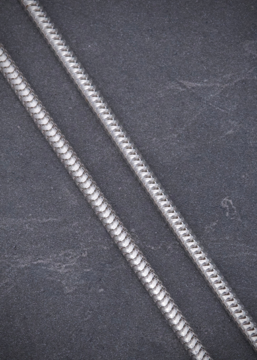 Cadena cola de raton 14.15gr / Largo 65cm / — — Plata