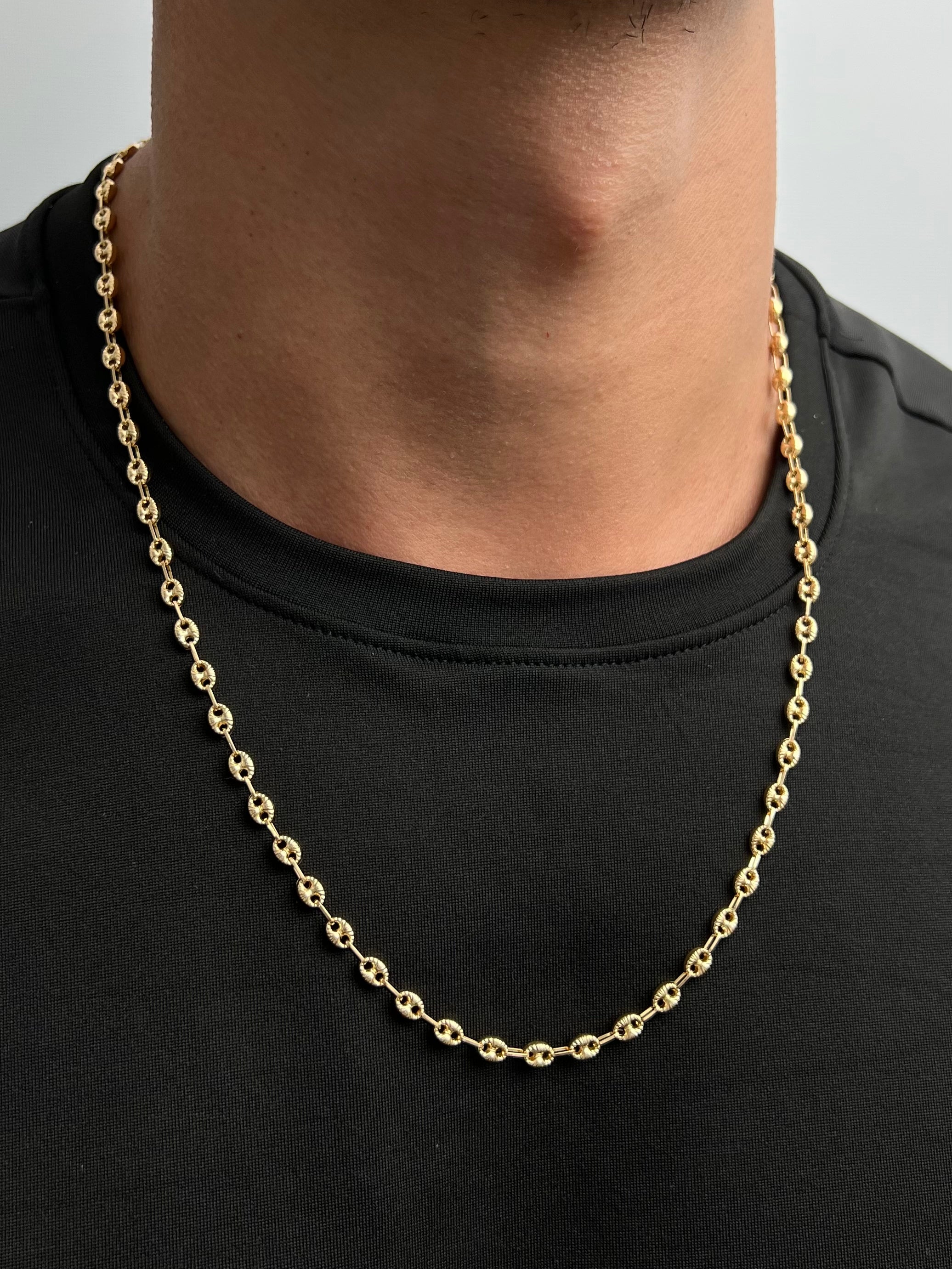 Cadena gc diamantada 10.25gr / Largo 60cm / Oro Amarillo Nac B